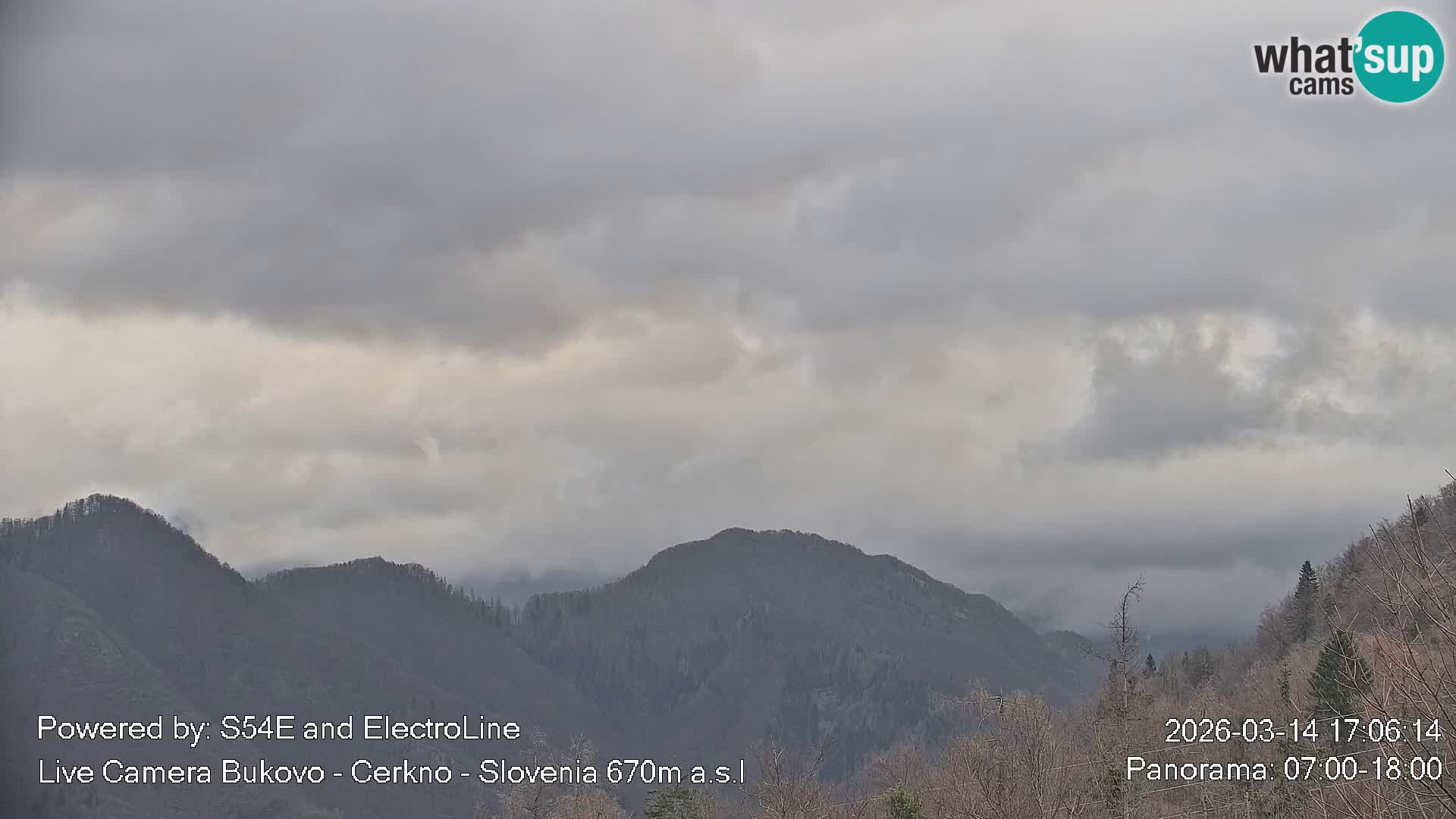 Webcam Bukovo – Baška grapa | Cerkno | Slovénie