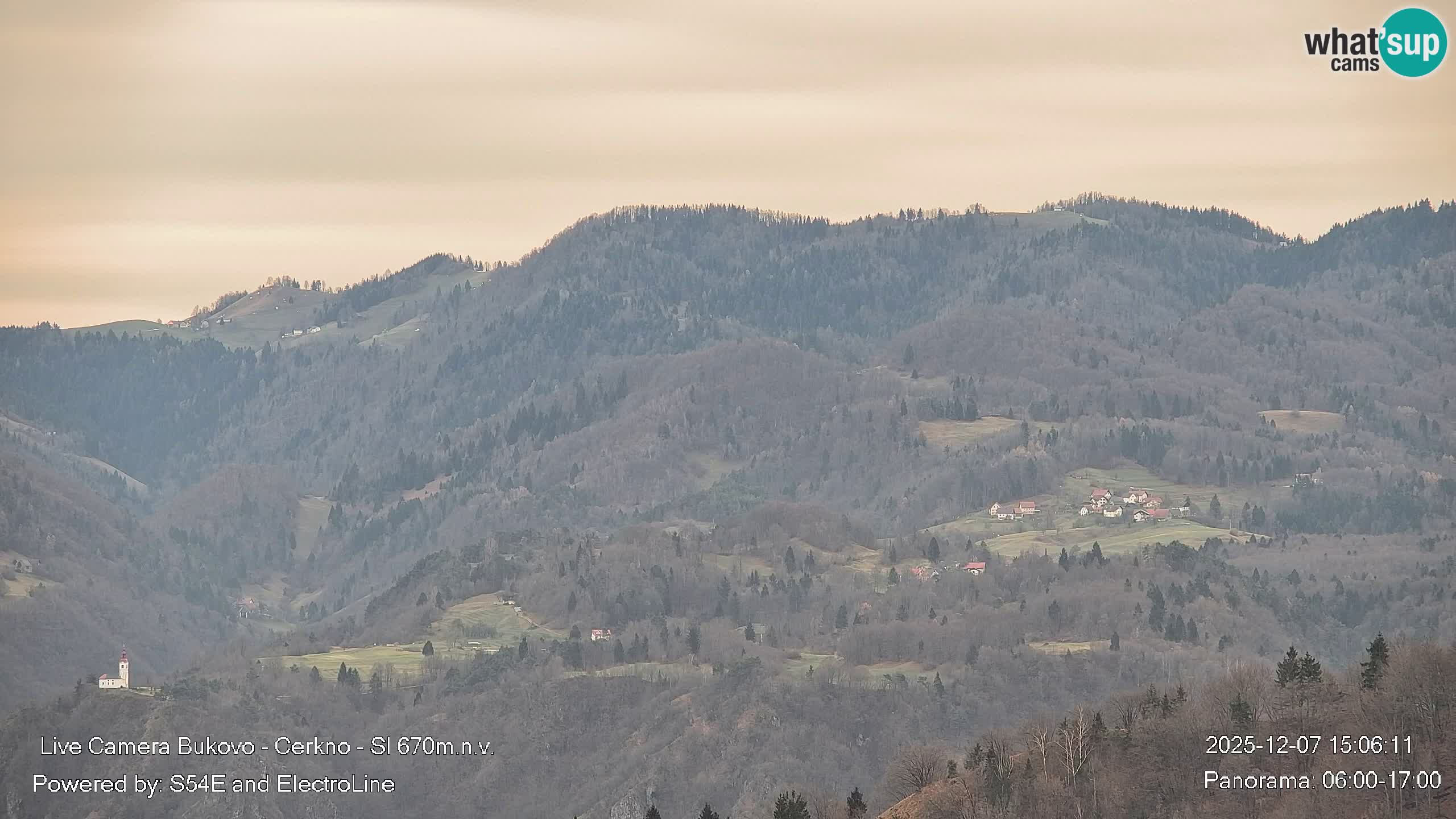 Web kamera Bukovo – Baška grapa | Cerkno | Slovenija