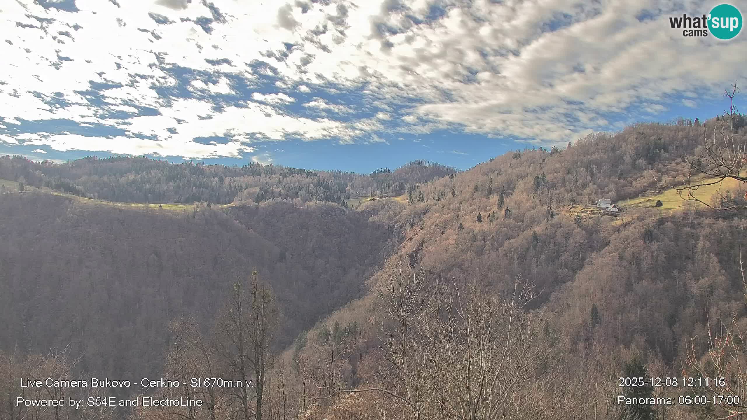 Webcam Bukovo – Baška grapa | Cerkno | Slovénie