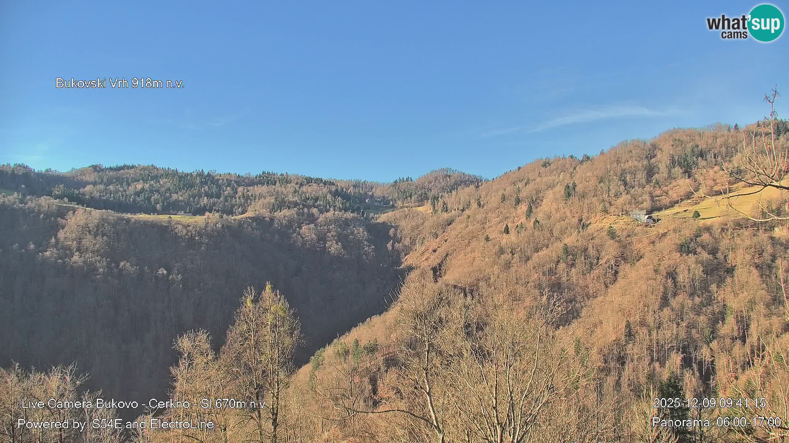 Webcam en vivo Bukovo – Baška grapa | Cerkno | Eslovenia