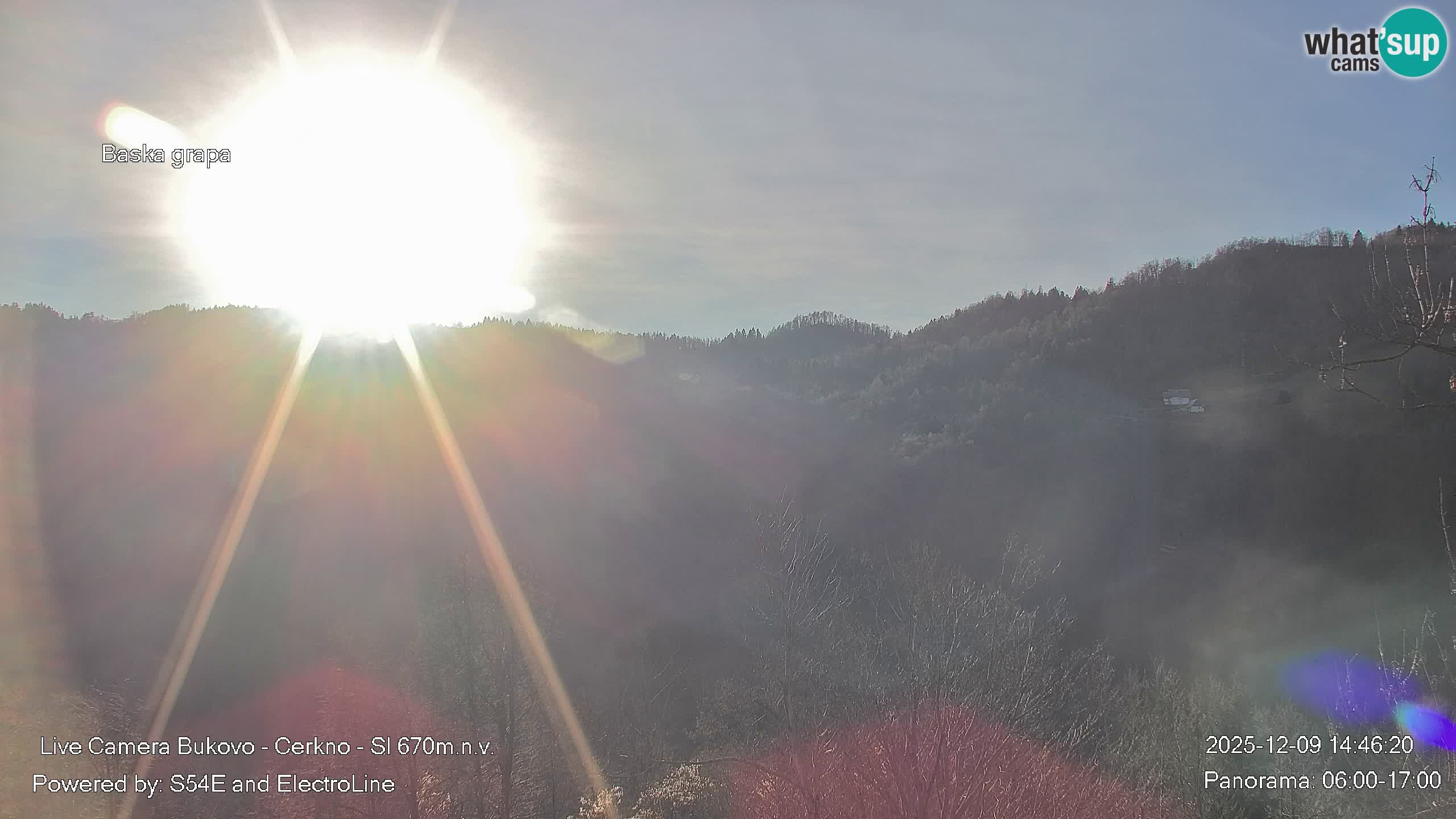 Webcam en vivo Bukovo – Baška grapa | Cerkno | Eslovenia