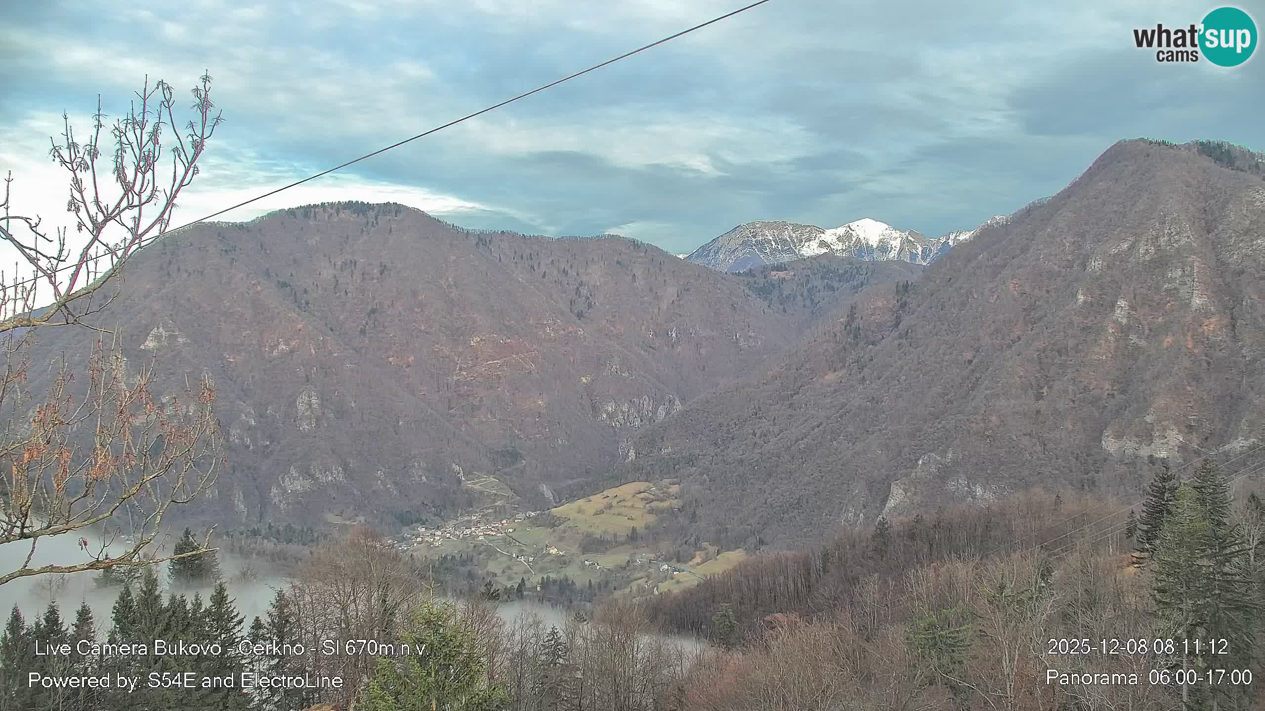 Web kamera Bukovo – Baška grapa | Cerkno | Slovenija