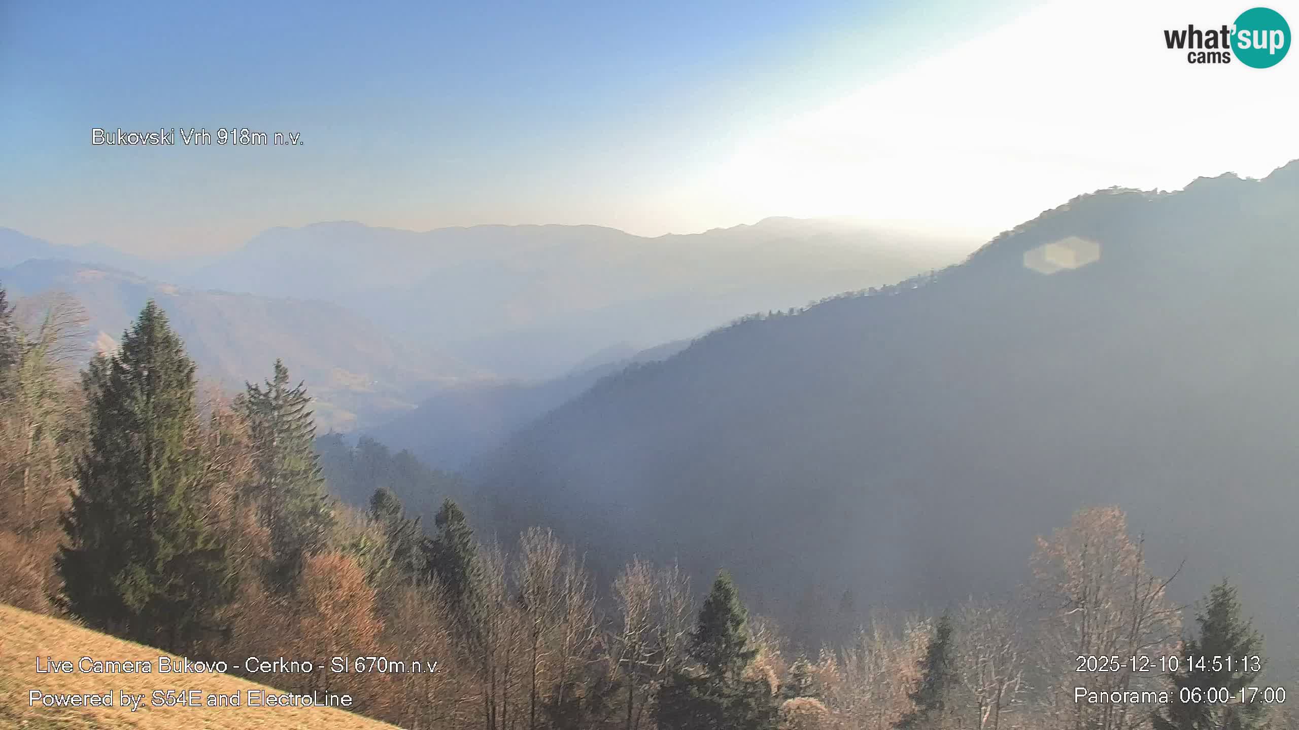 Web kamera Bukovo – Baška grapa | Cerkno | Slovenija
