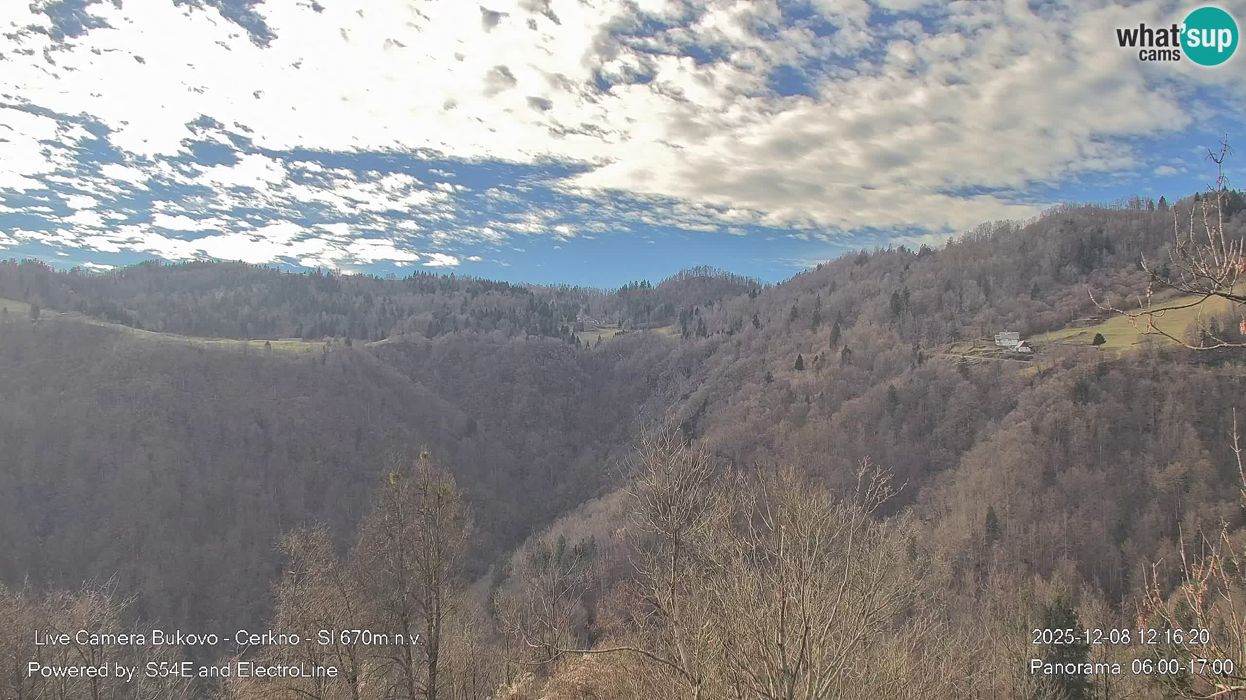 Webcam Bukovo – Baška grapa | Cerkno | Slovenia
