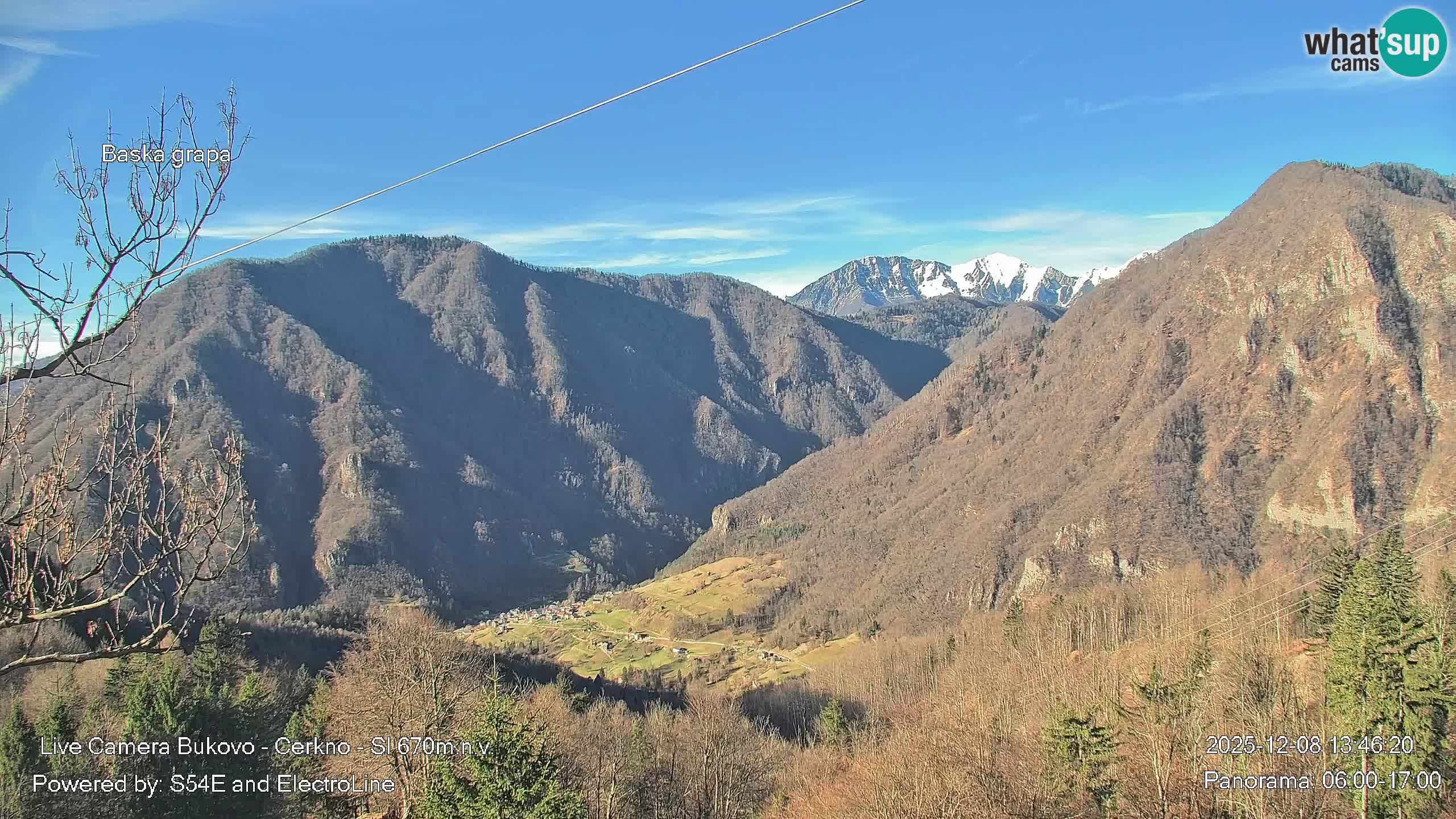 Kamera Bukovo – Baška grapa | Cerkno