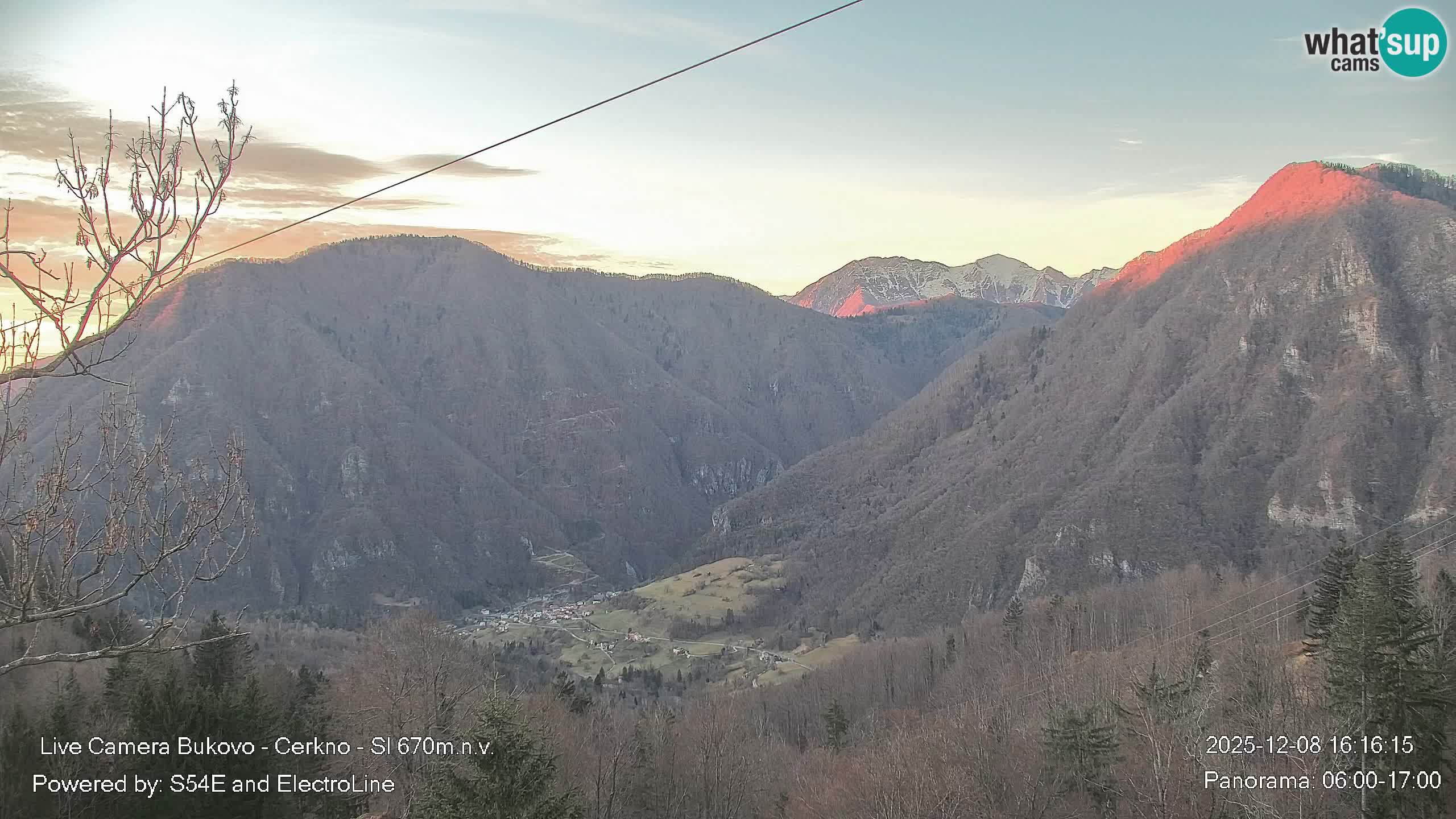 Webcam Bukovo – Baška grapa | Cerkno | Slovénie