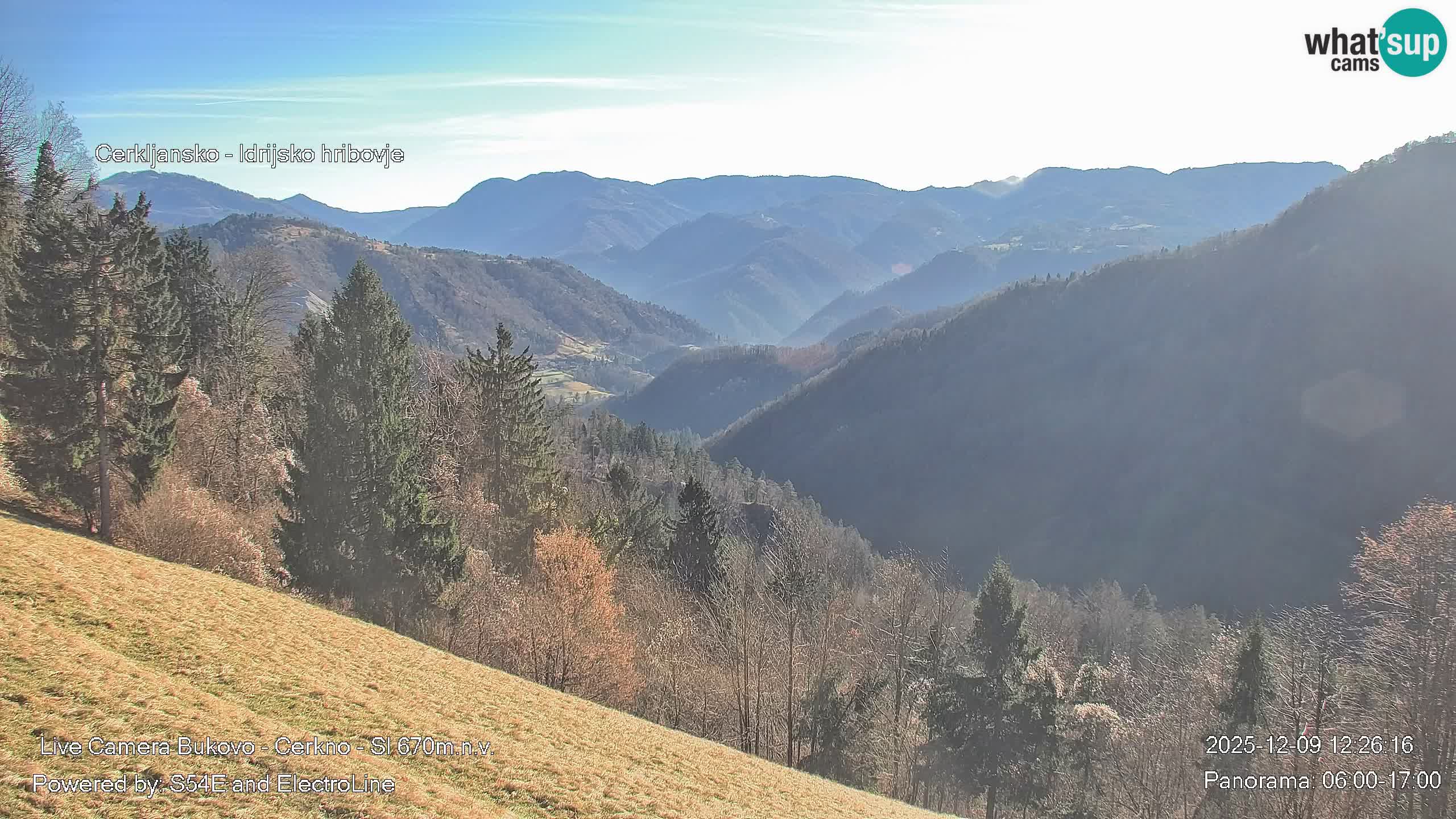 Web kamera Bukovo – Baška grapa | Cerkno | Slovenija