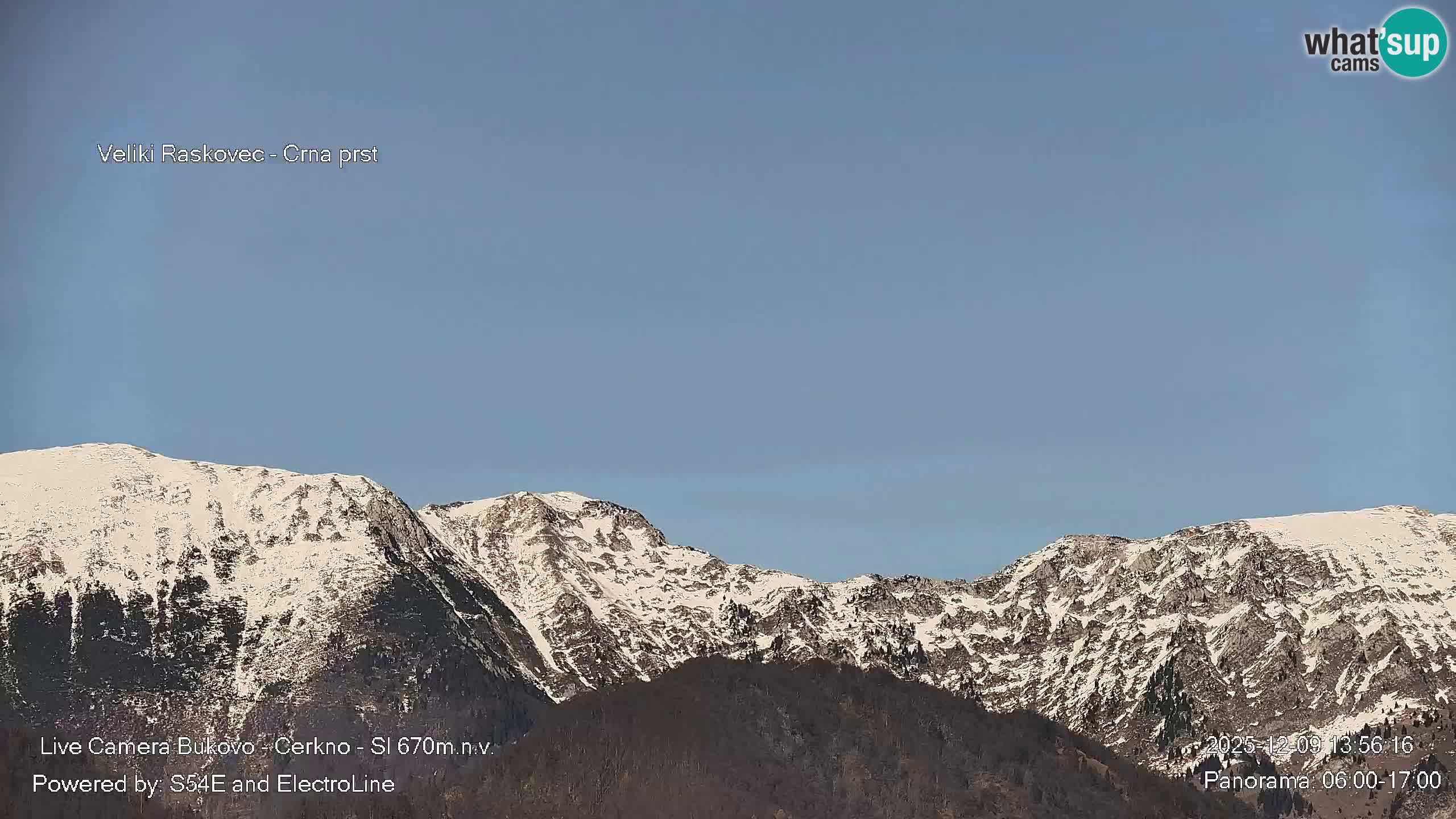 Webcam Bukovo – Baška grapa | Cerkno | Slovénie