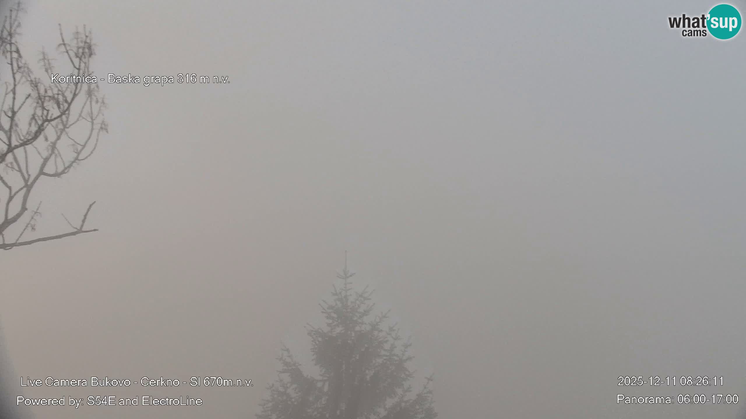 Webcam Bukovo – Baška grapa | Cerkno | Slovénie