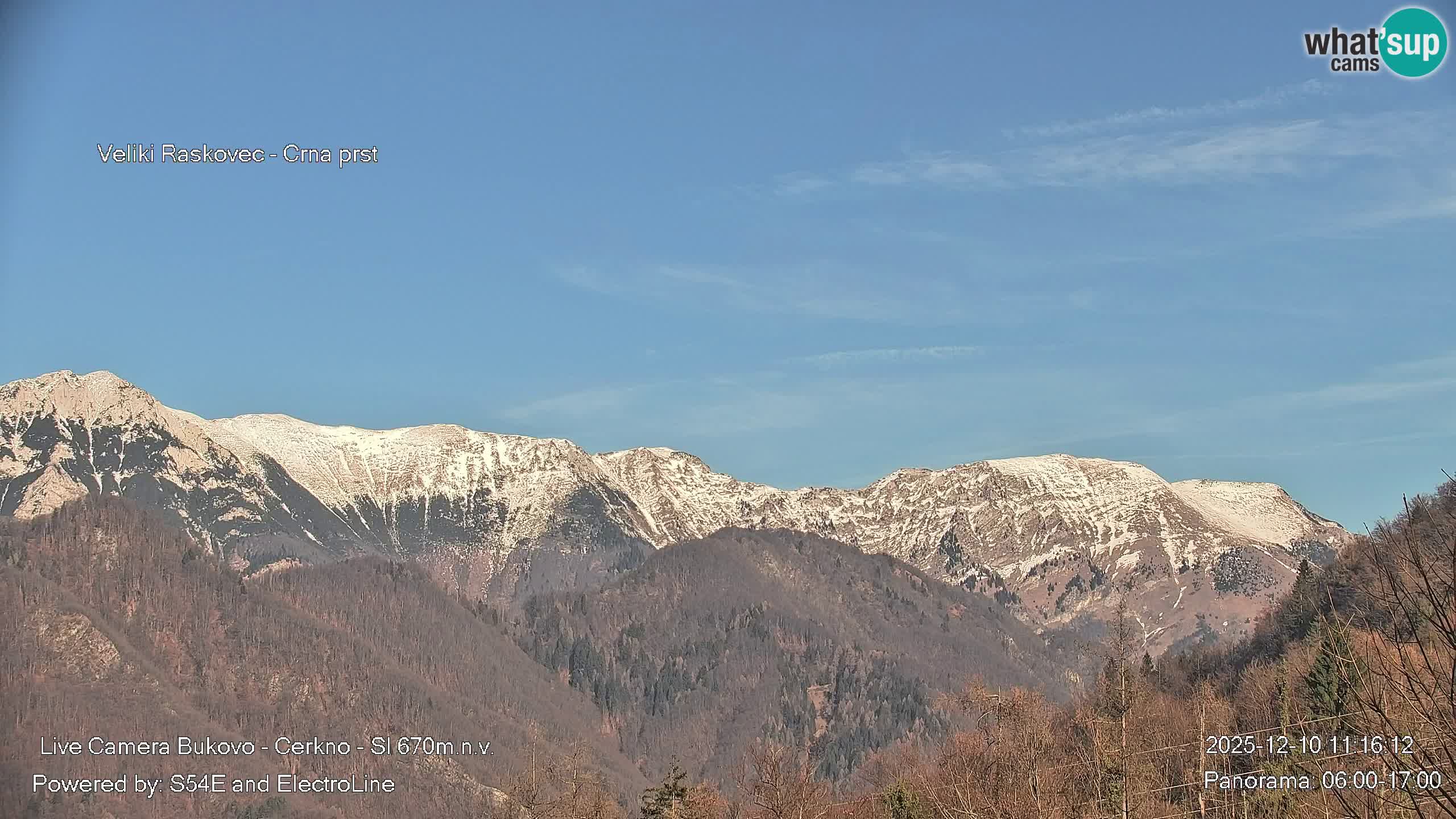 Bukovo Webcam – Baška grapa | Cerkno | Slowenien