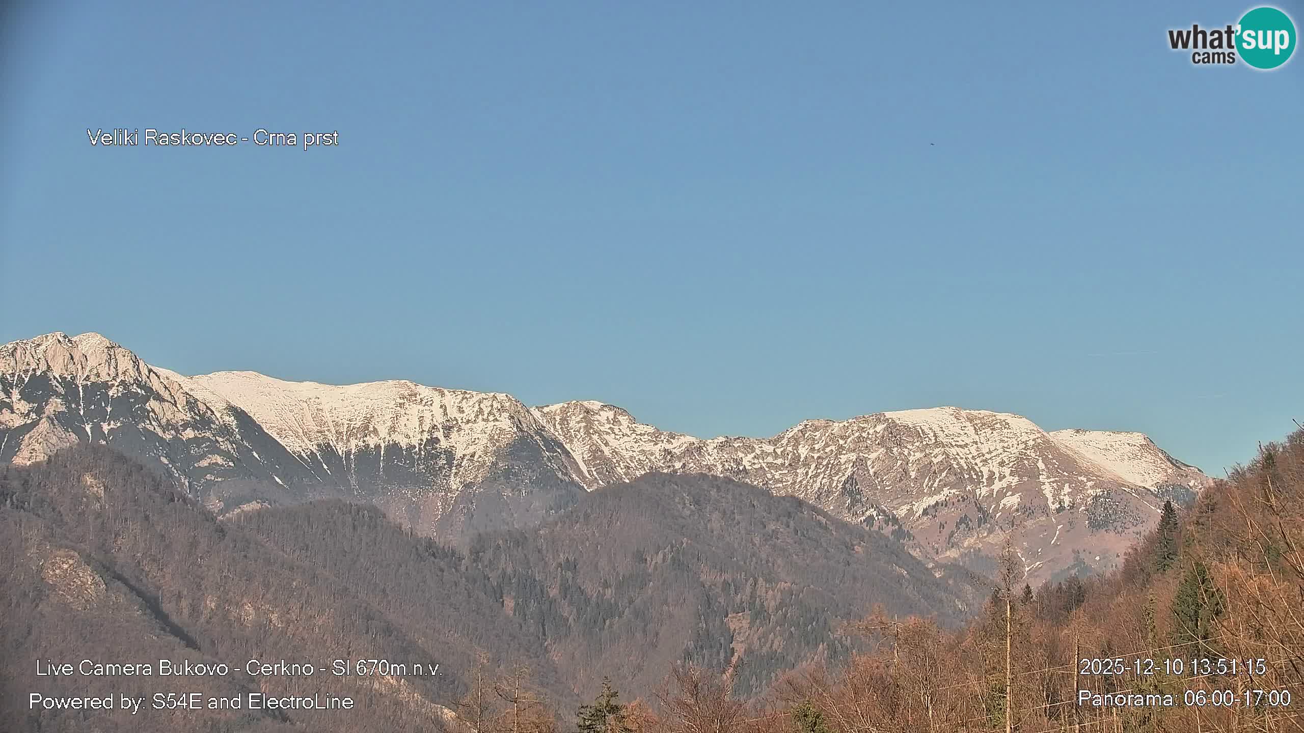 Bukovo Webcam – Baška grapa | Cerkno | Slowenien