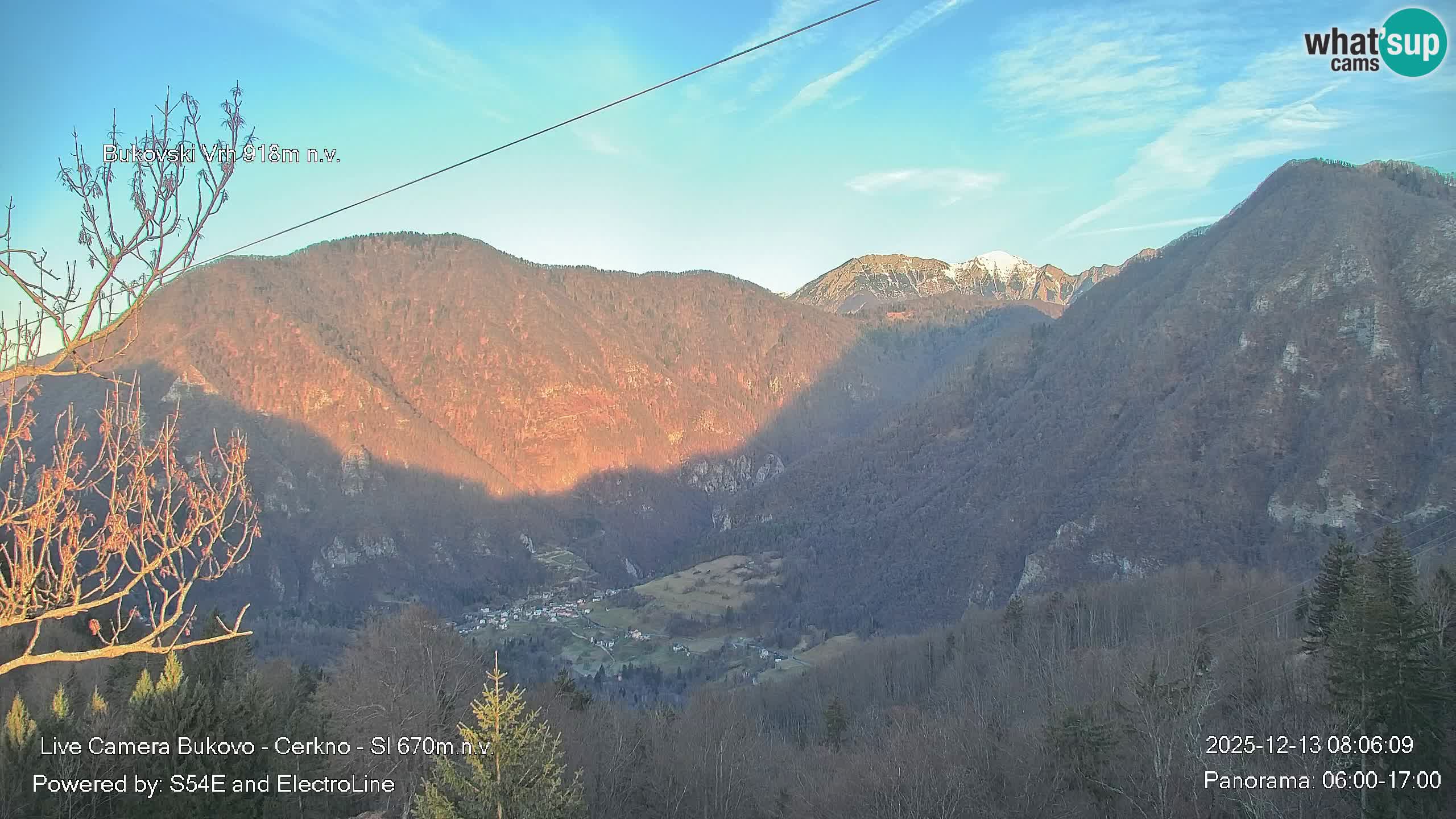 Webcam Bukovo – Baška grapa | Cerkno | Slovenia