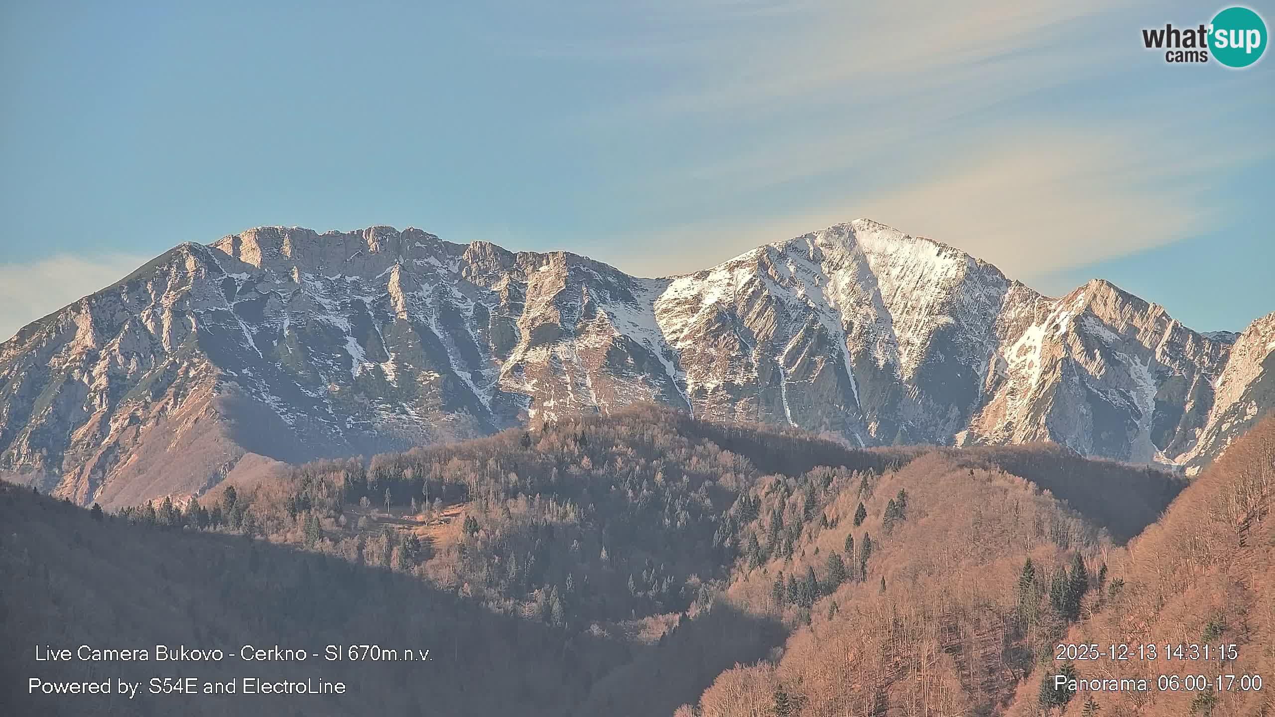 Webcam en vivo Bukovo – Baška grapa | Cerkno | Eslovenia
