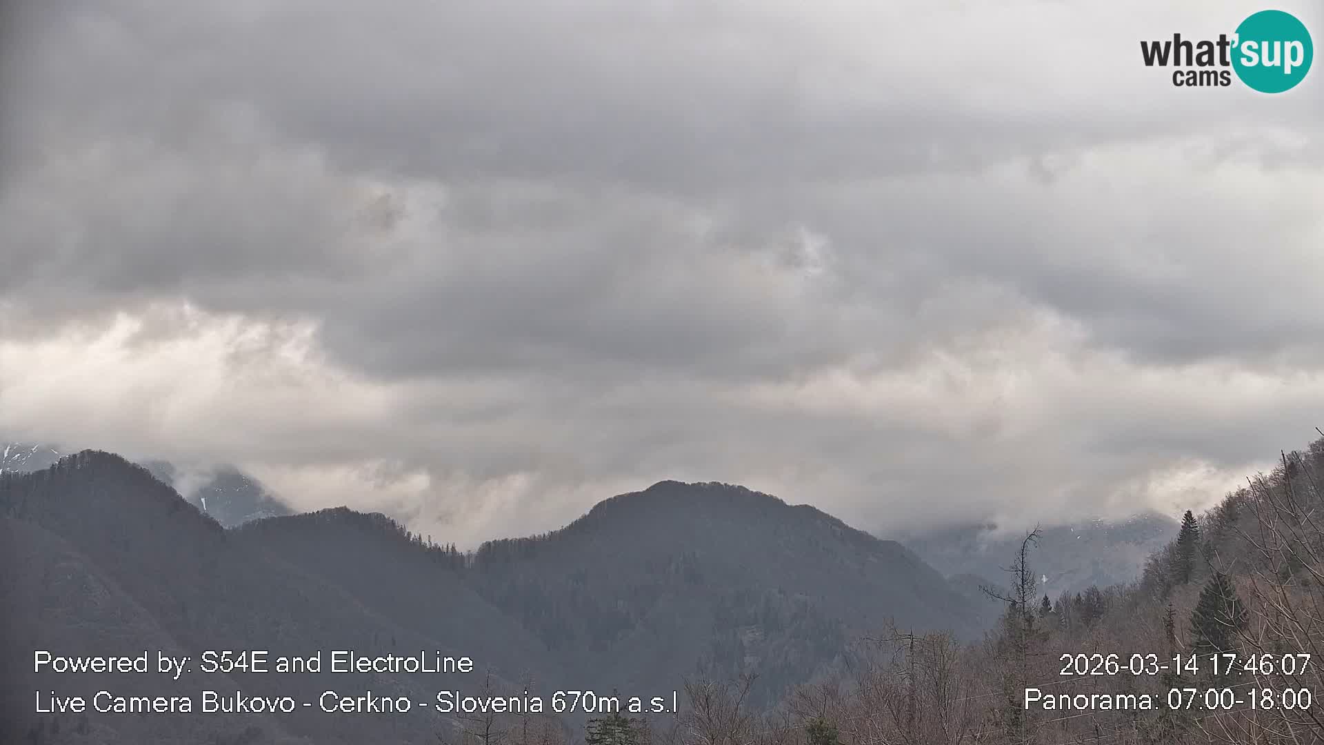 Webcam Bukovo – Baška grapa | Cerkno | Slovenia