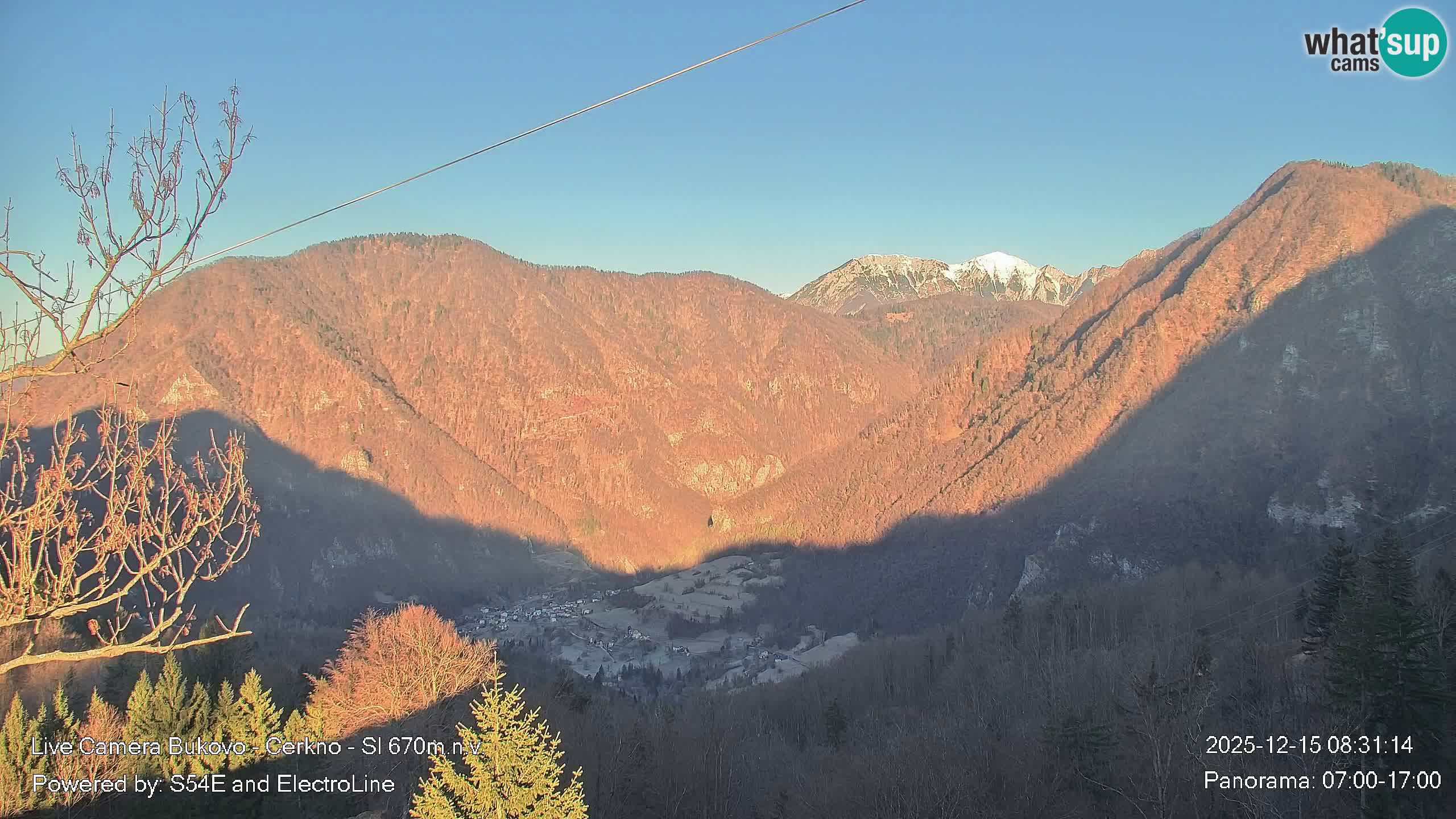 Webcam Bukovo – Baška grapa | Cerkno | Slovenia