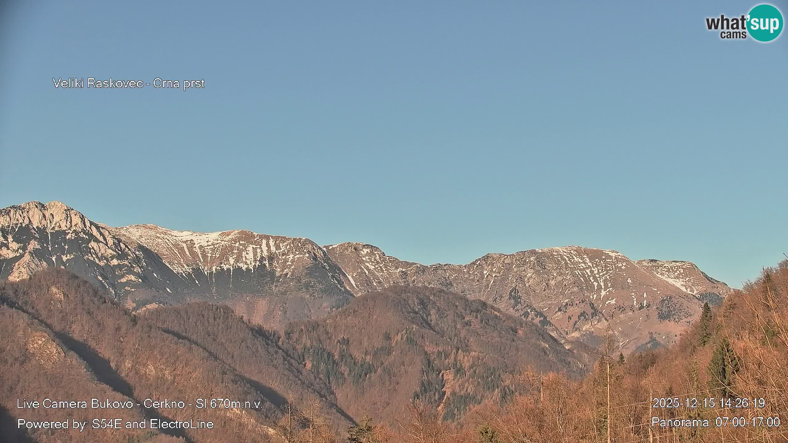 Webcam Bukovo – Baška grapa | Cerkno | Slovenia