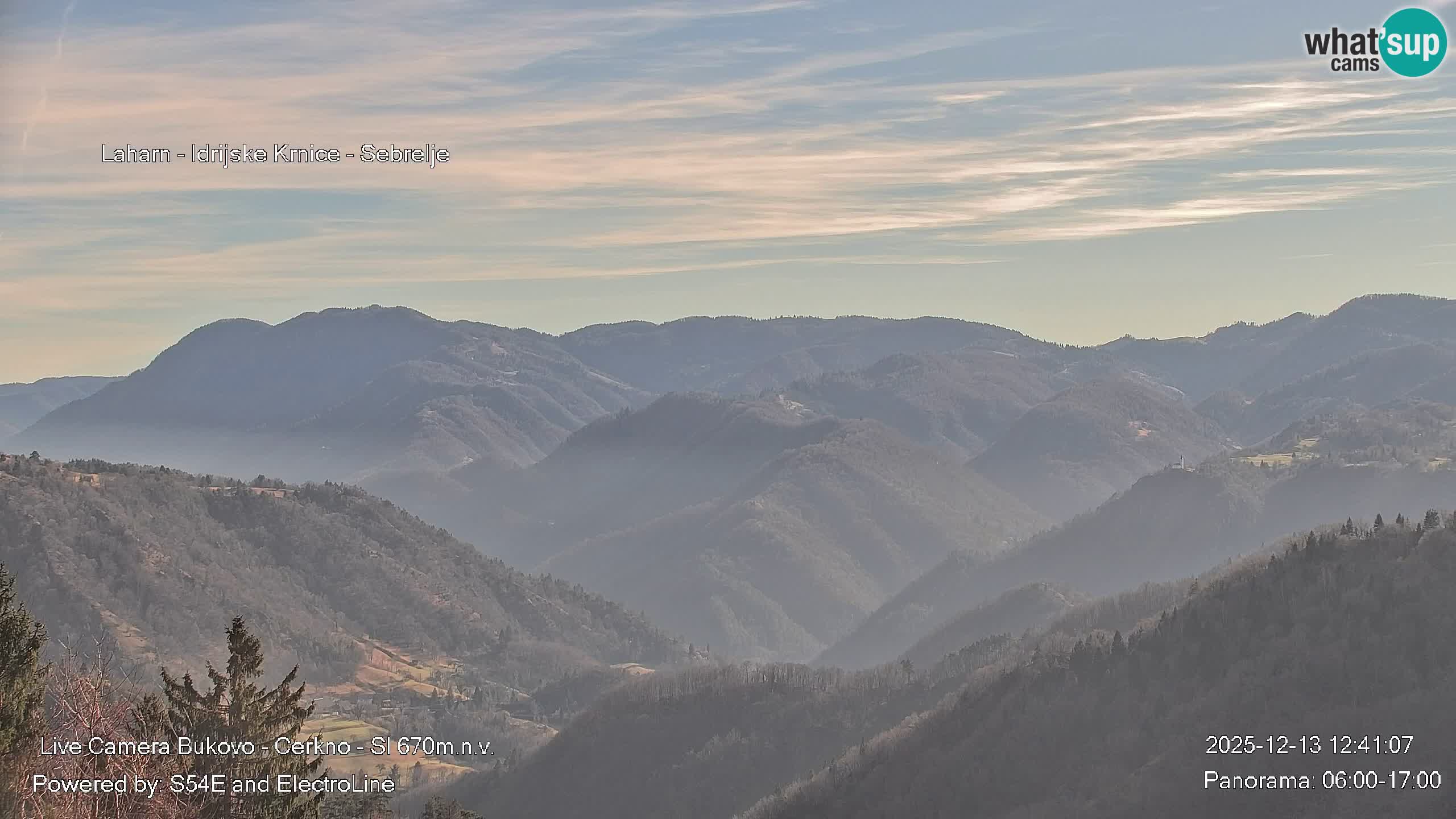 Web kamera Bukovo – Baška grapa | Cerkno | Slovenija