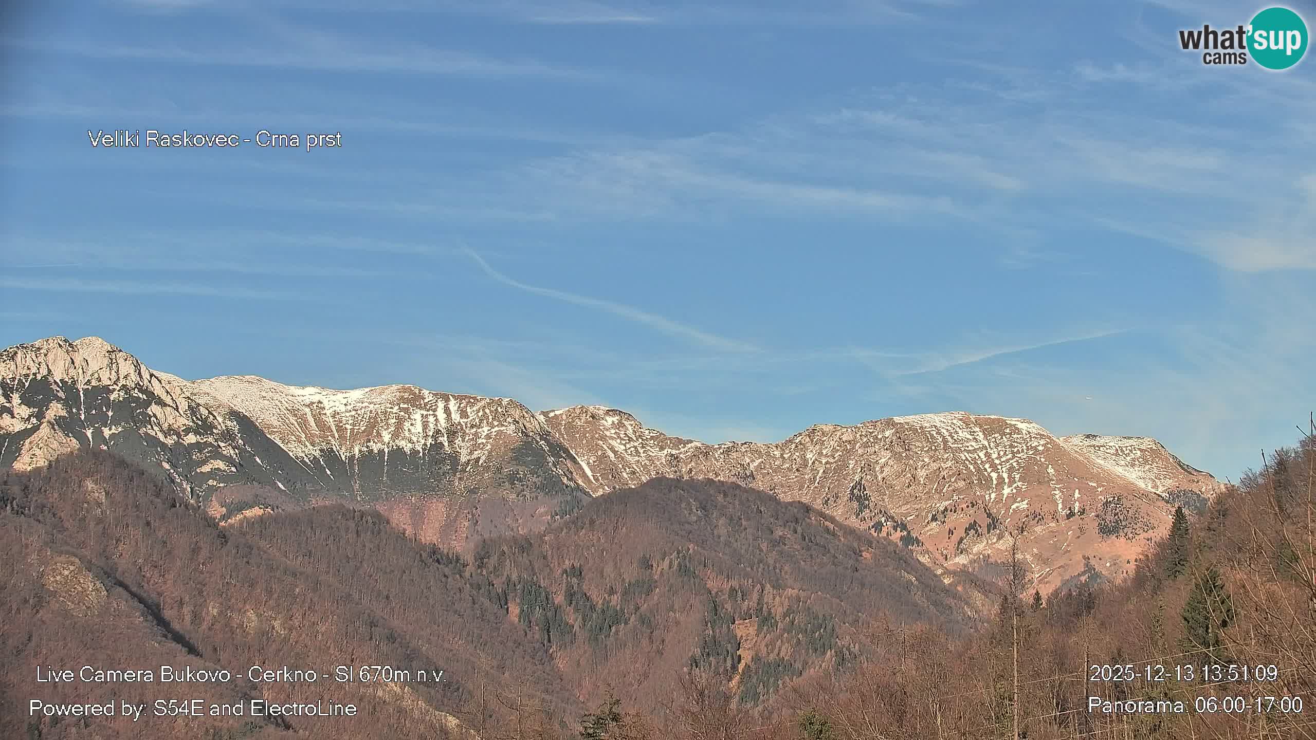 Webcam Bukovo – Baška grapa | Cerkno | Slovénie