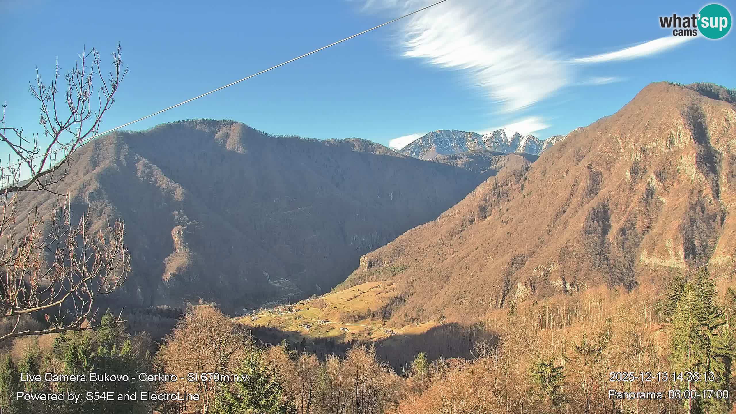 Webcam Bukovo – Baška grapa | Cerkno | Slovénie