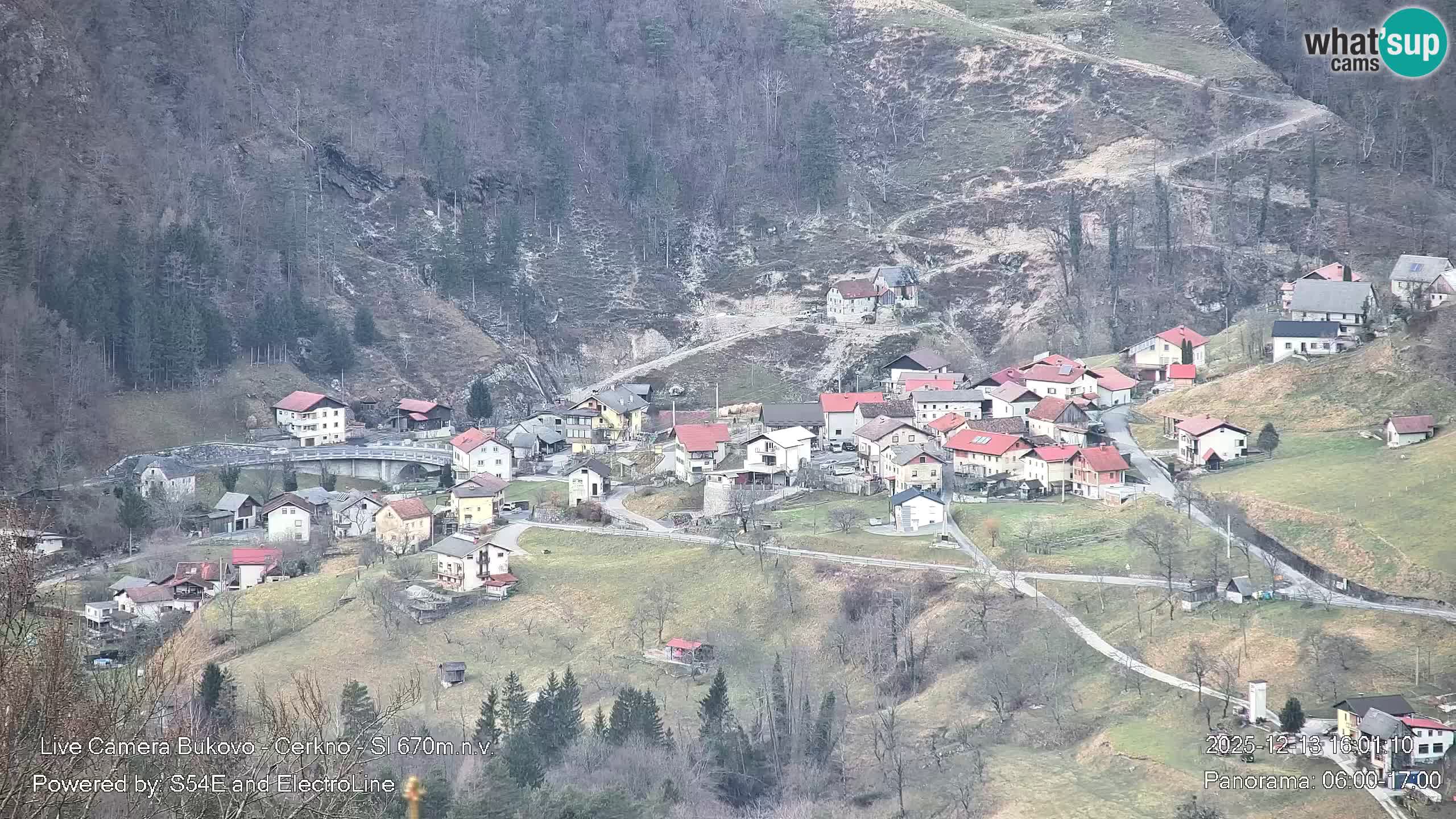 Webcam en vivo Bukovo – Baška grapa | Cerkno | Eslovenia