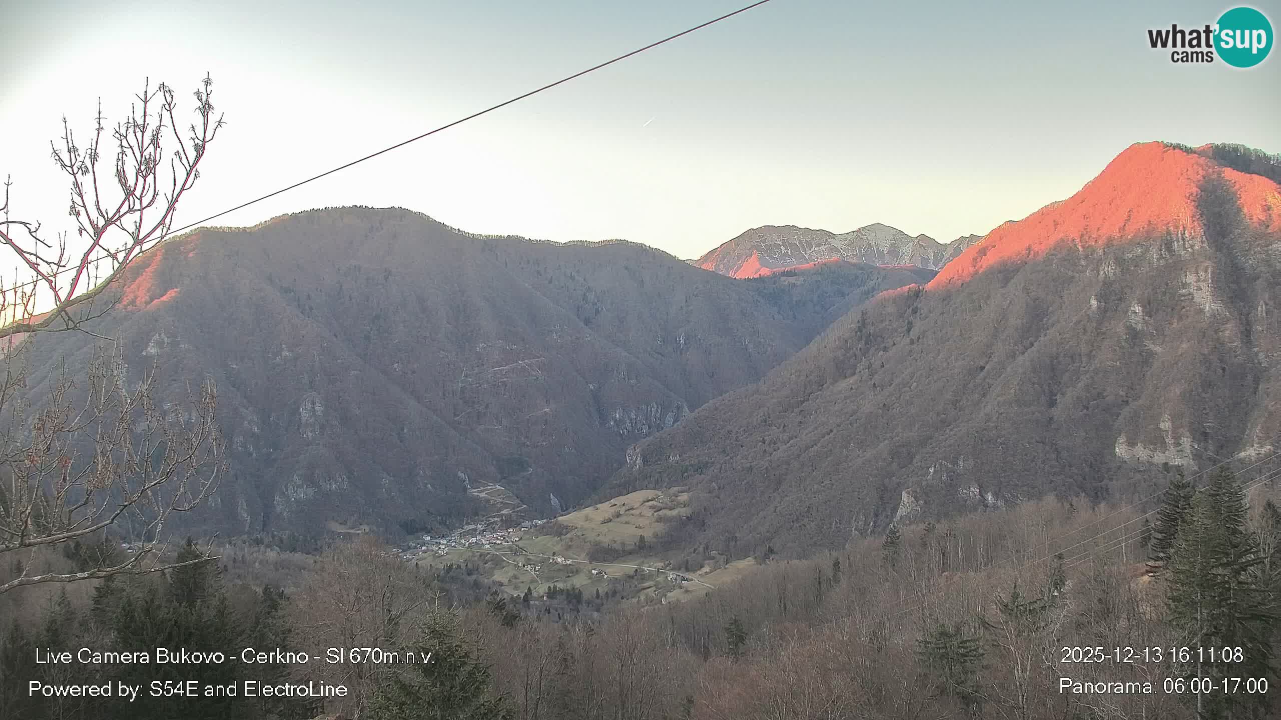 Web kamera Bukovo – Baška grapa | Cerkno | Slovenija