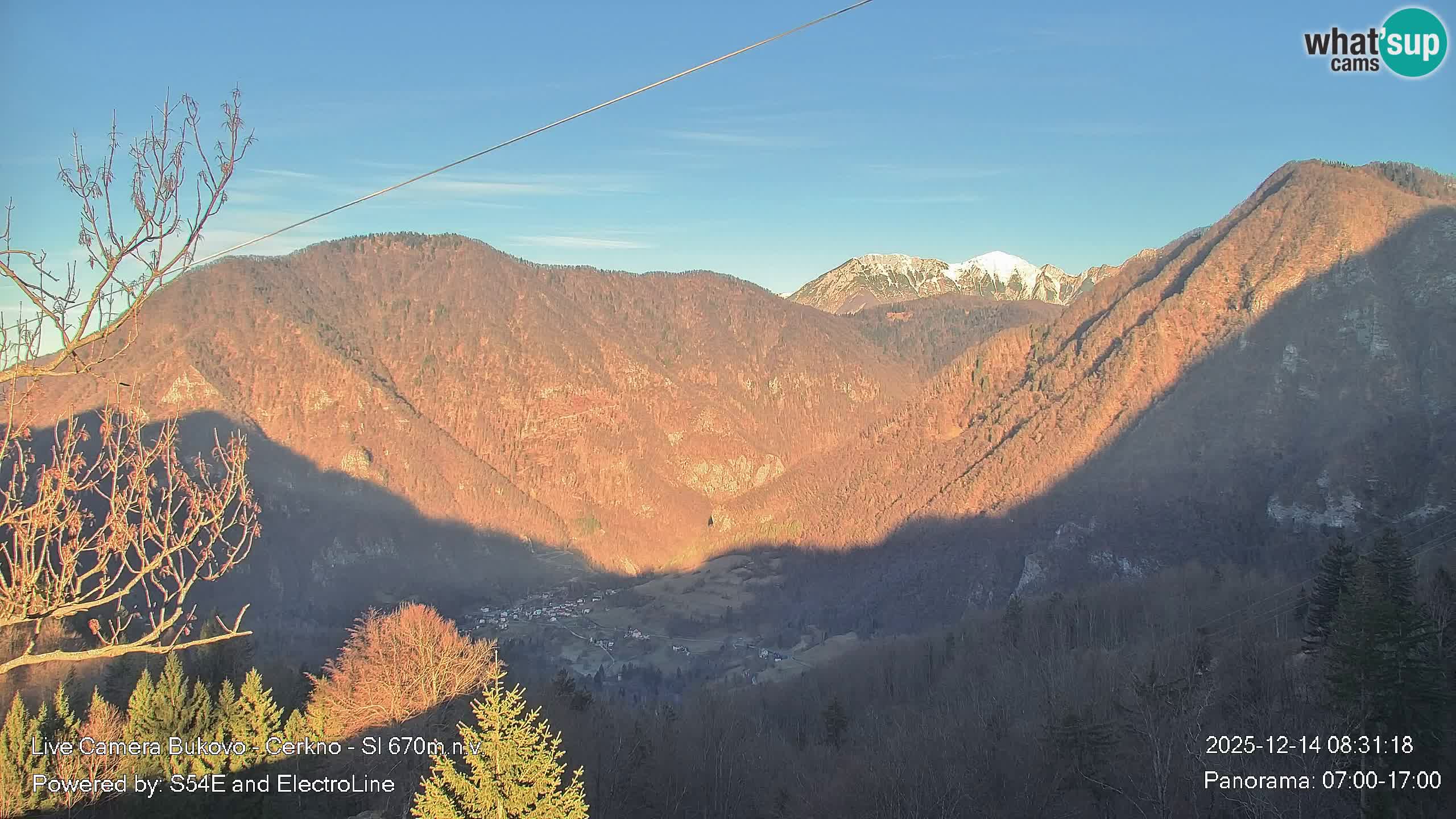 Webcam Bukovo – Baška grapa | Cerkno | Slovénie