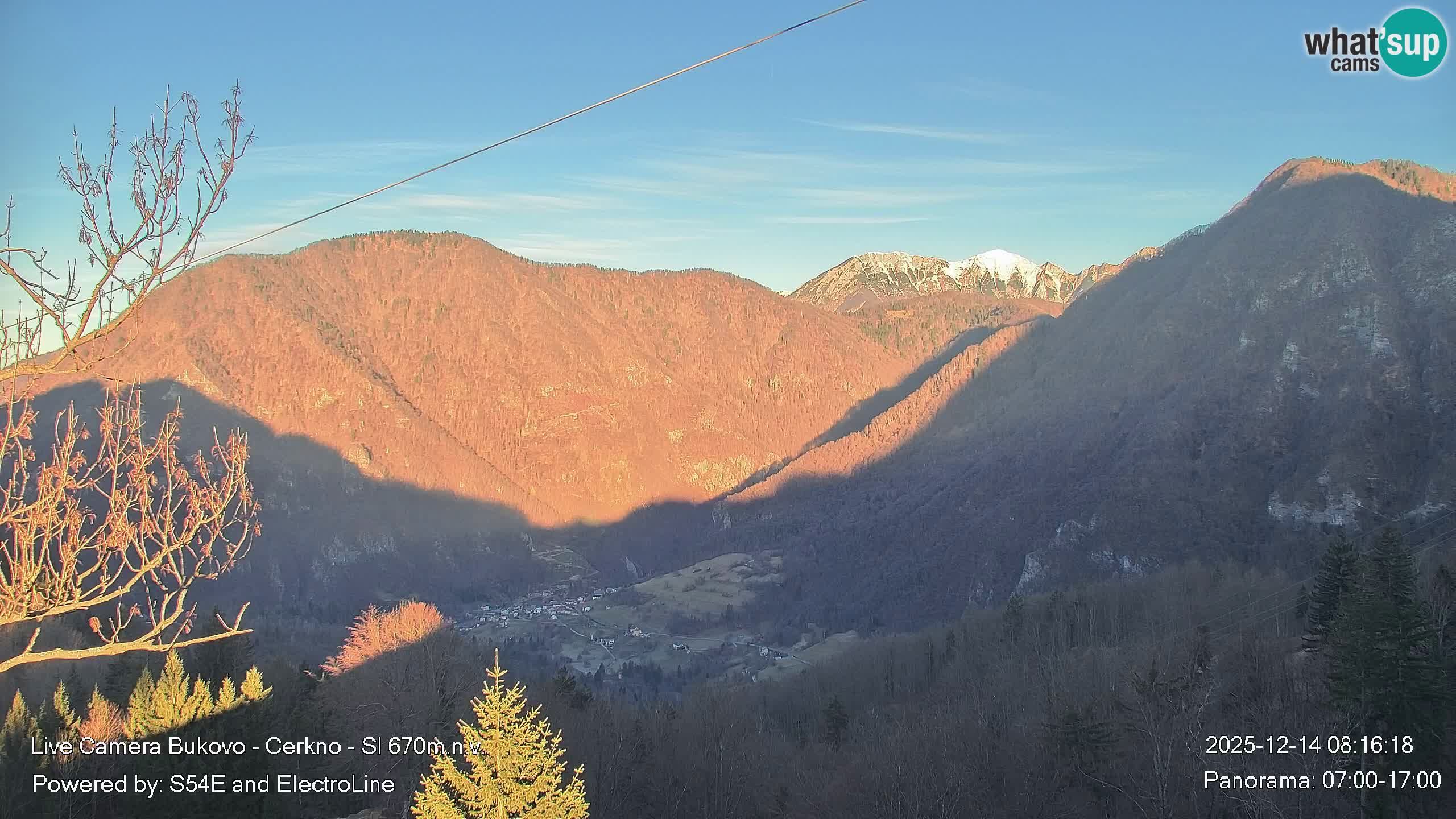 Webcam Bukovo – Baška grapa | Cerkno | Slovenia