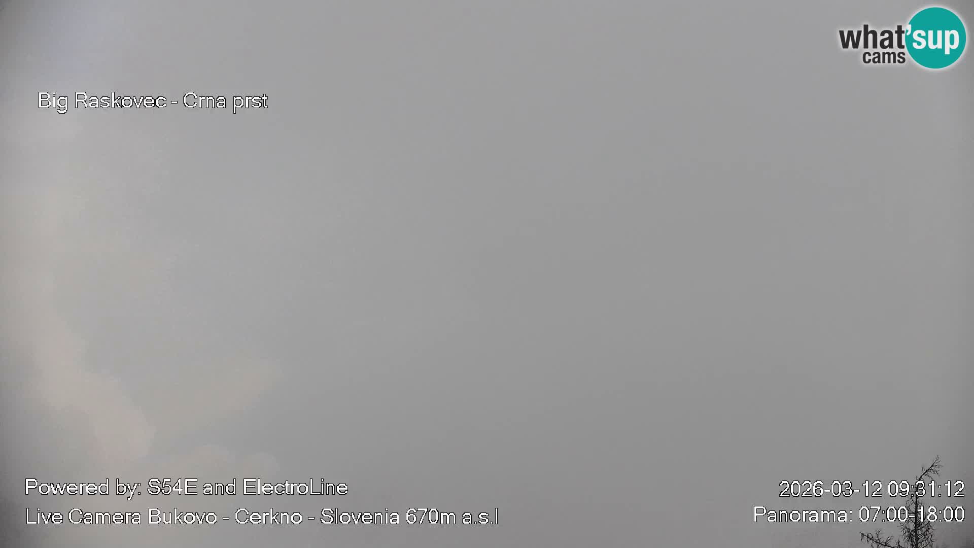 Web kamera Bukovo – Baška grapa | Cerkno | Slovenija