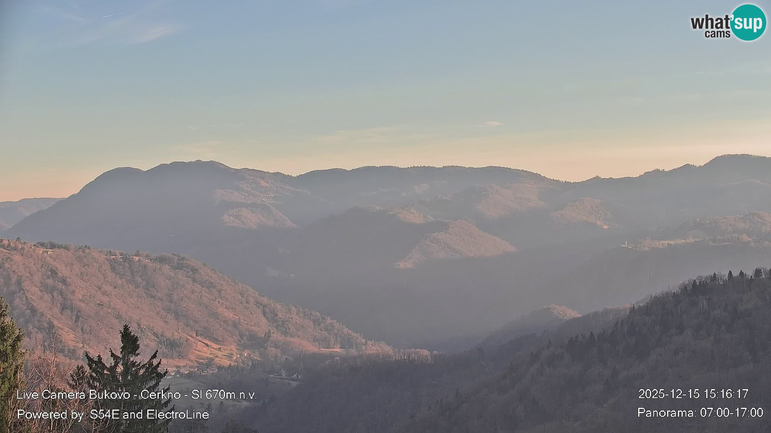 Web kamera Bukovo – Baška grapa | Cerkno | Slovenija