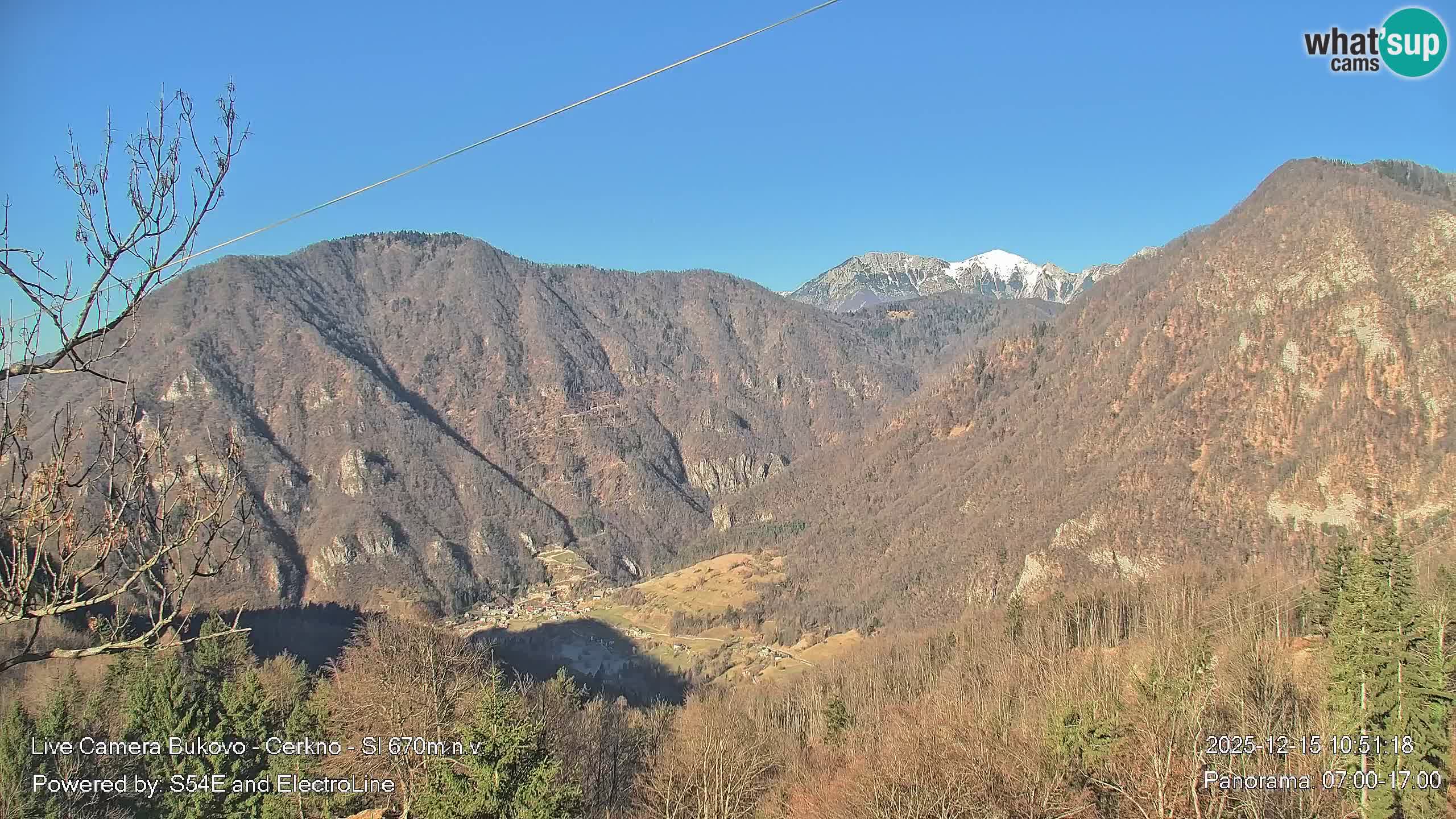 Webcam Bukovo – Baška grapa | Cerkno | Slovénie
