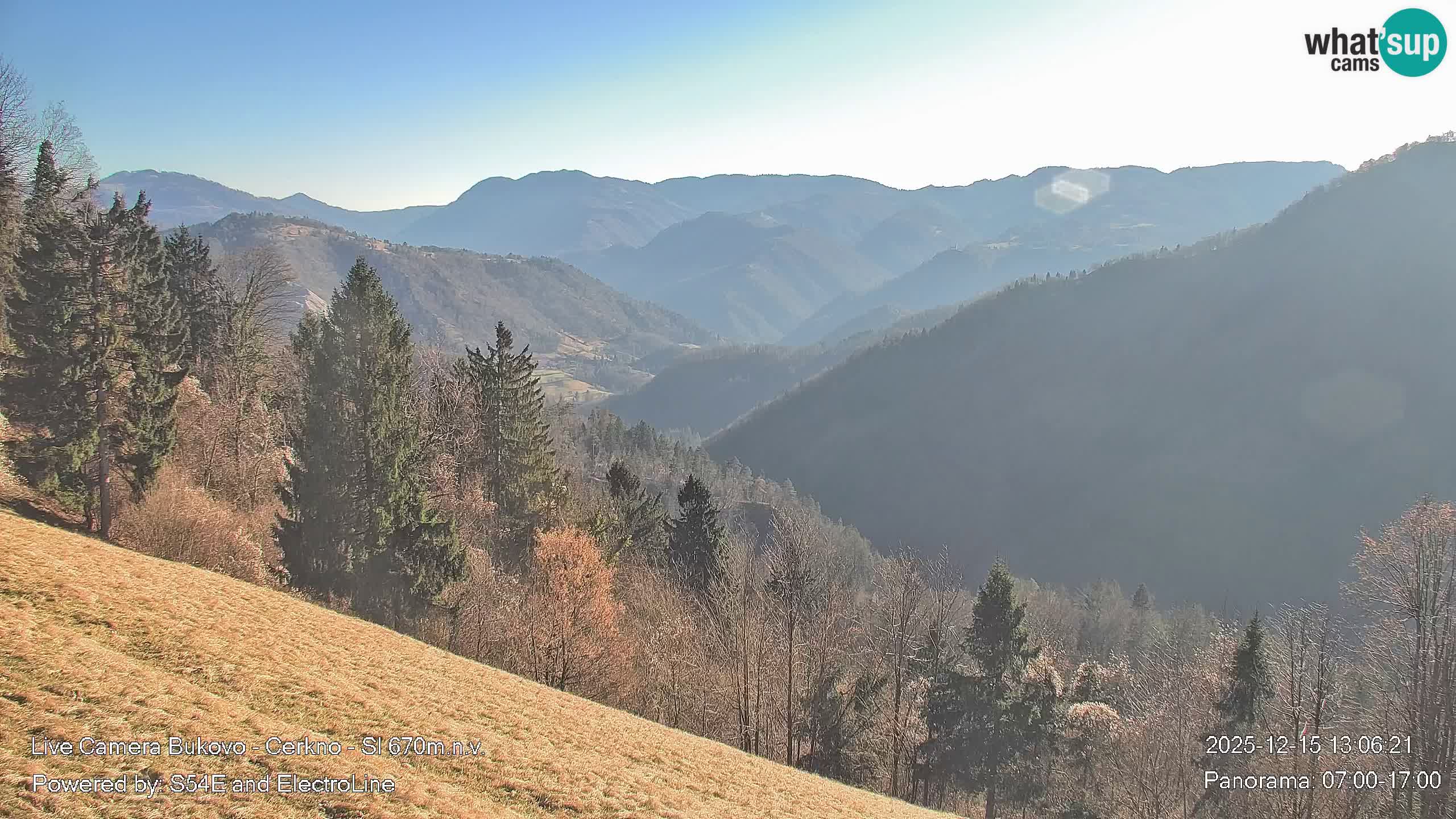 Web kamera Bukovo – Baška grapa | Cerkno | Slovenija