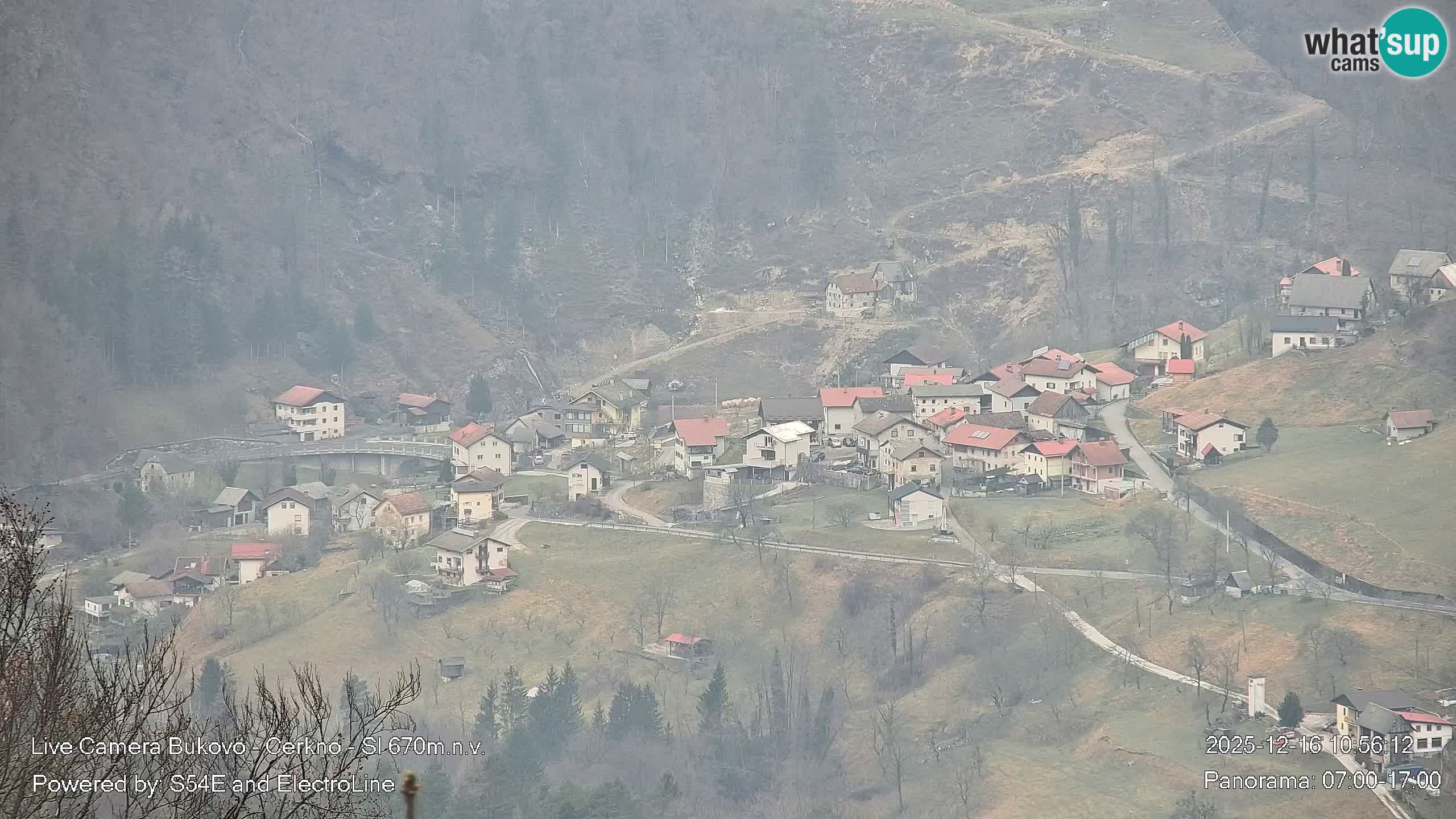 Web kamera Bukovo – Baška grapa | Cerkno | Slovenija