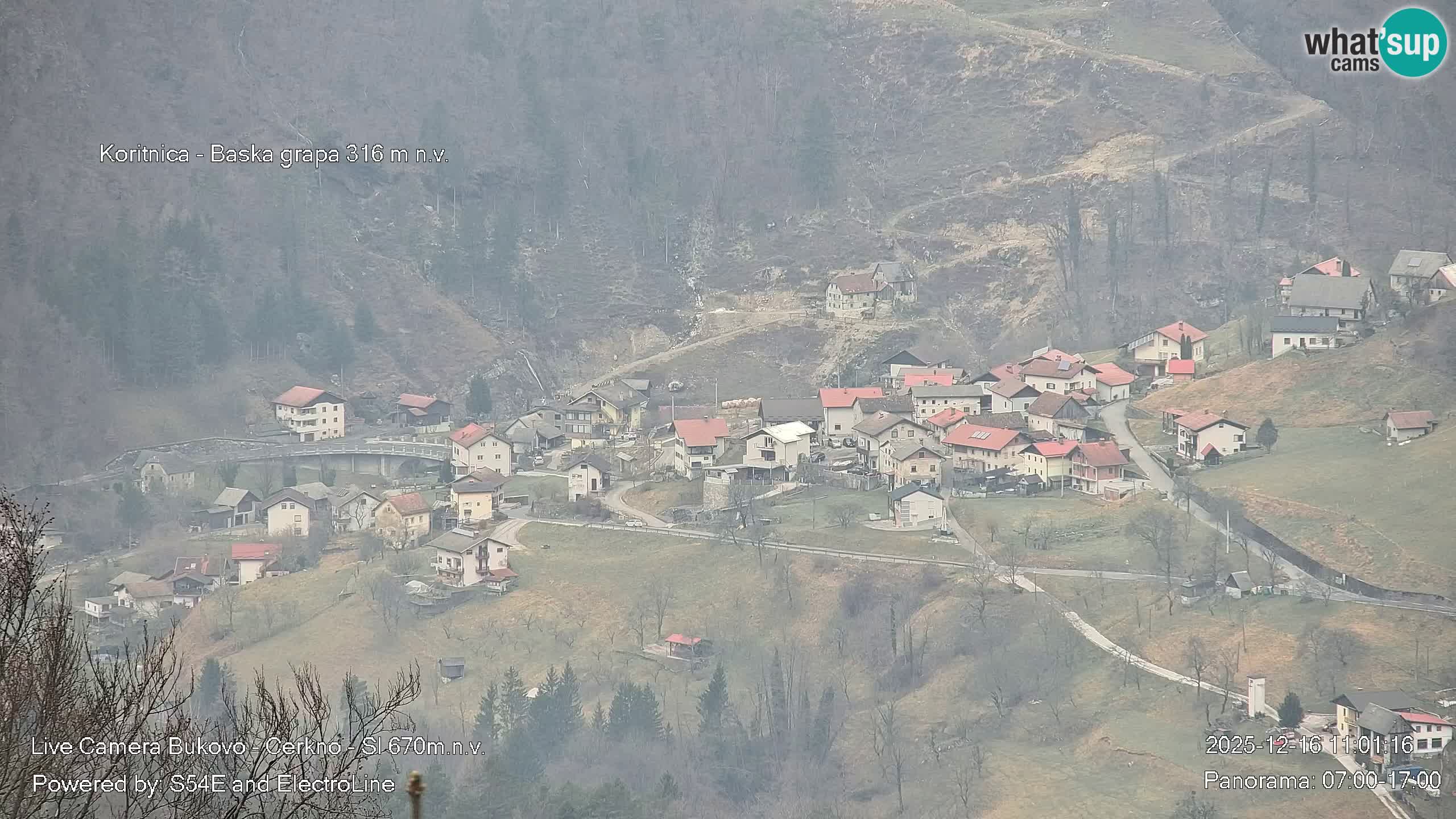 Webcam Bukovo – Baška grapa | Cerkno | Slovenia