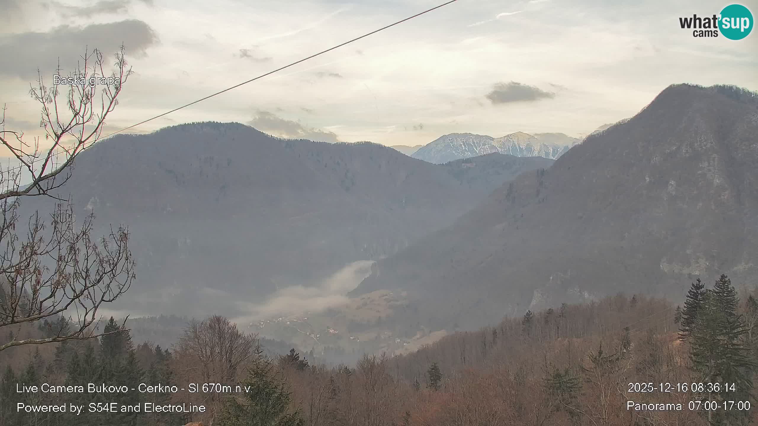 Webcam Bukovo – Baška grapa | Cerkno | Slovenia