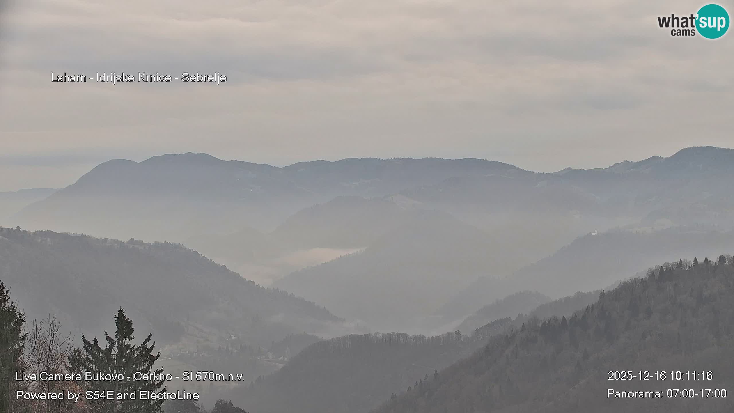 Webcam Bukovo – Baška grapa | Cerkno | Slovénie