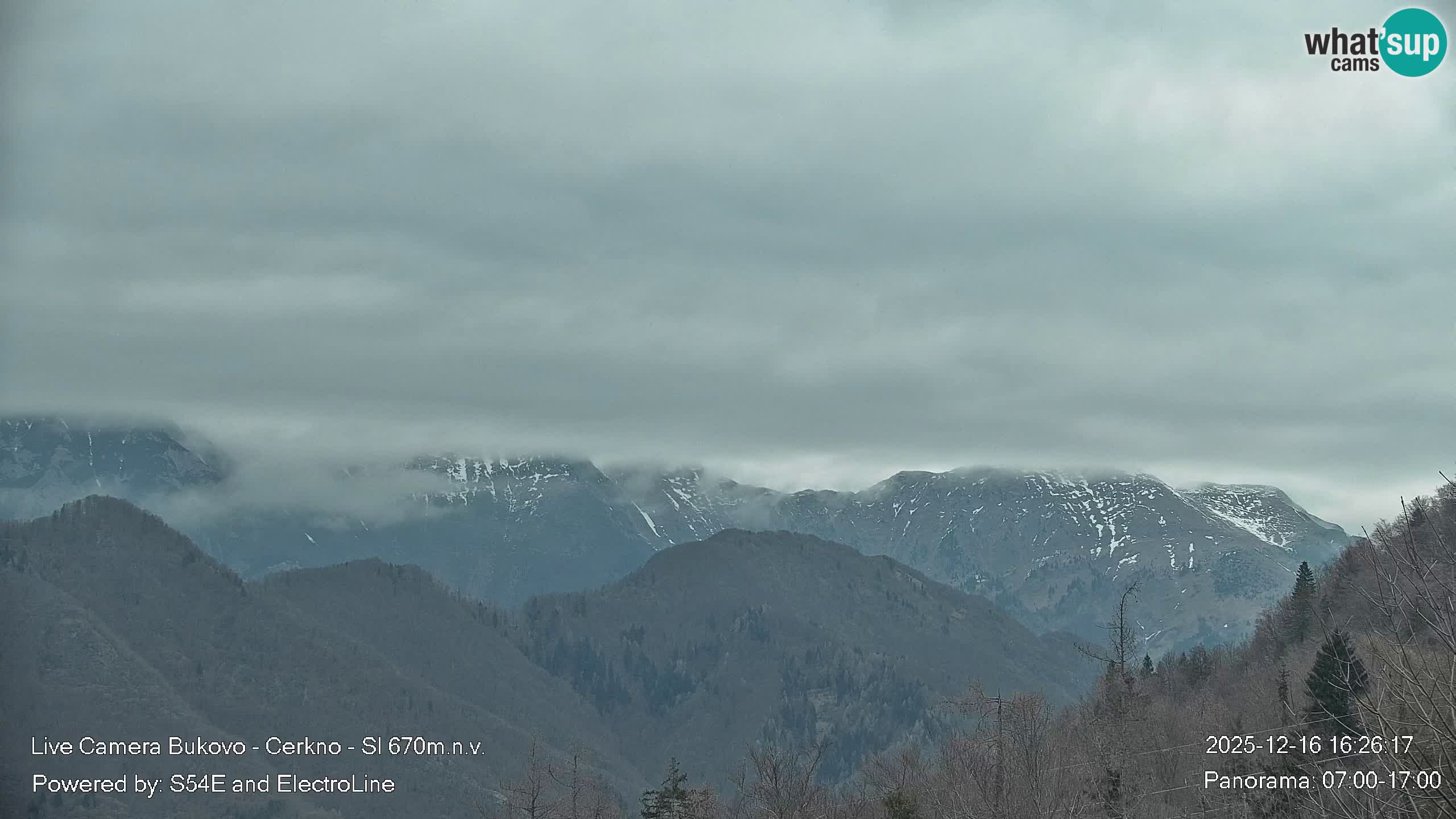 Webcam en vivo Bukovo – Baška grapa | Cerkno | Eslovenia