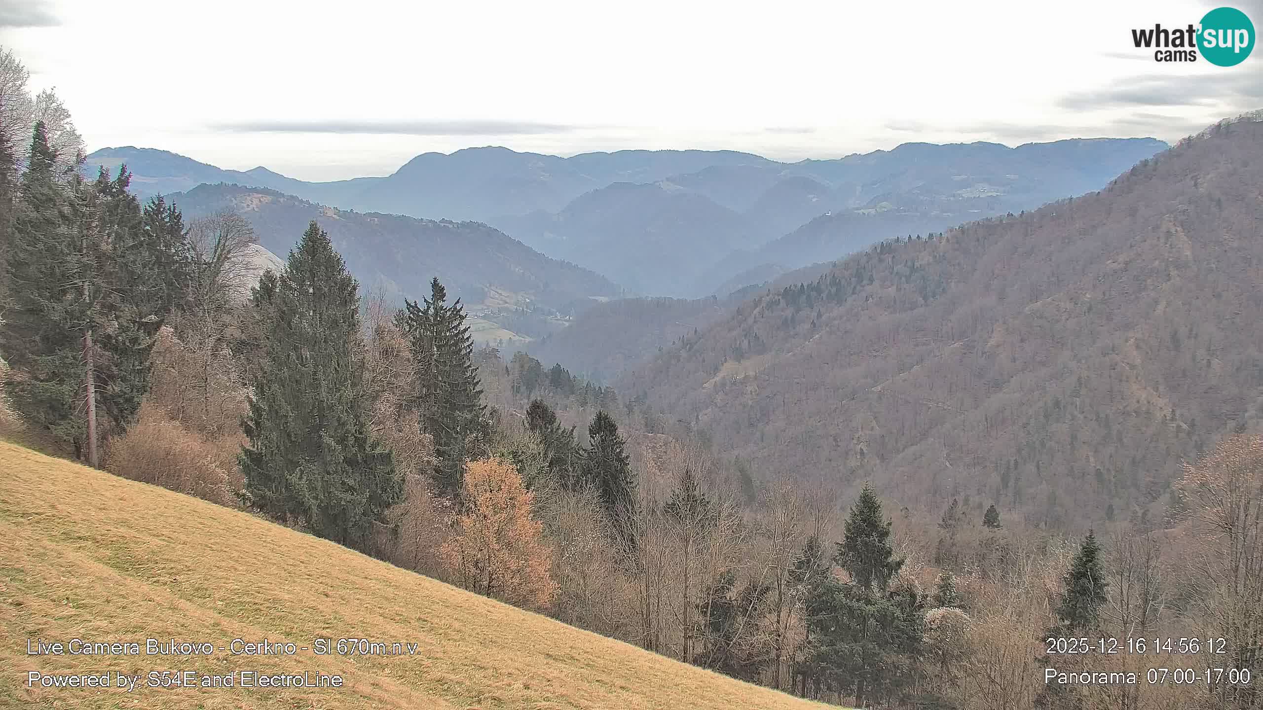 Web kamera Bukovo – Baška grapa | Cerkno | Slovenija