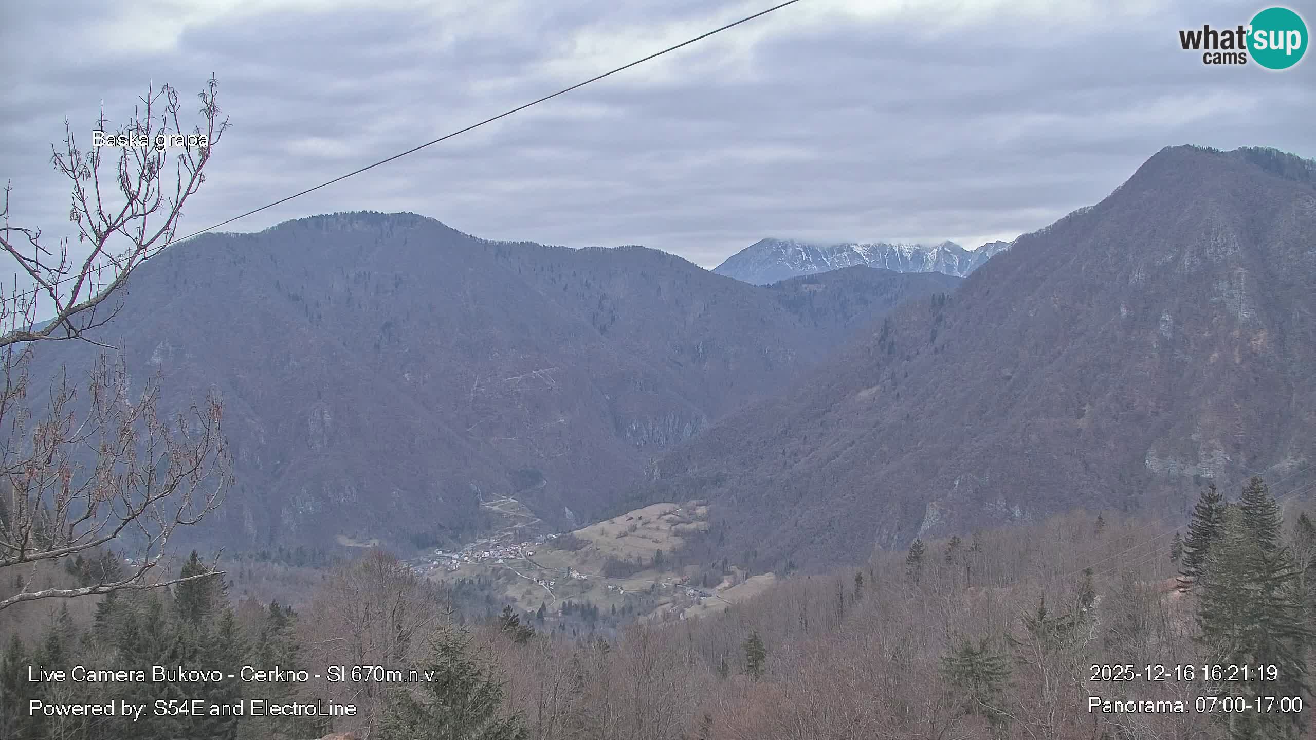 Webcam Bukovo – Baška grapa | Cerkno | Slovénie