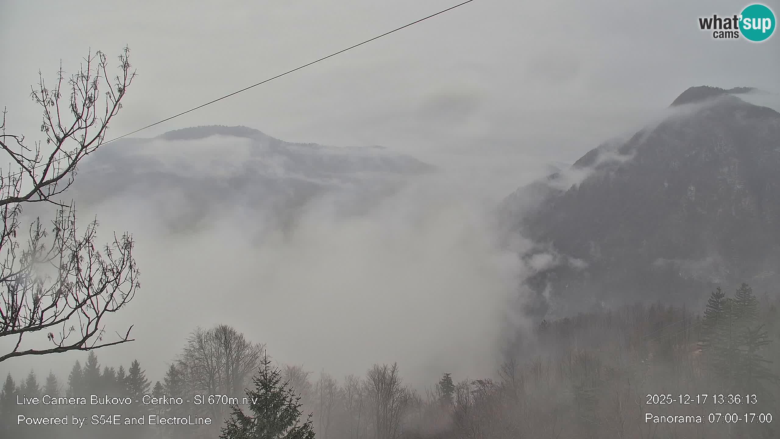 Webcam Bukovo – Baška grapa | Cerkno | Slovénie