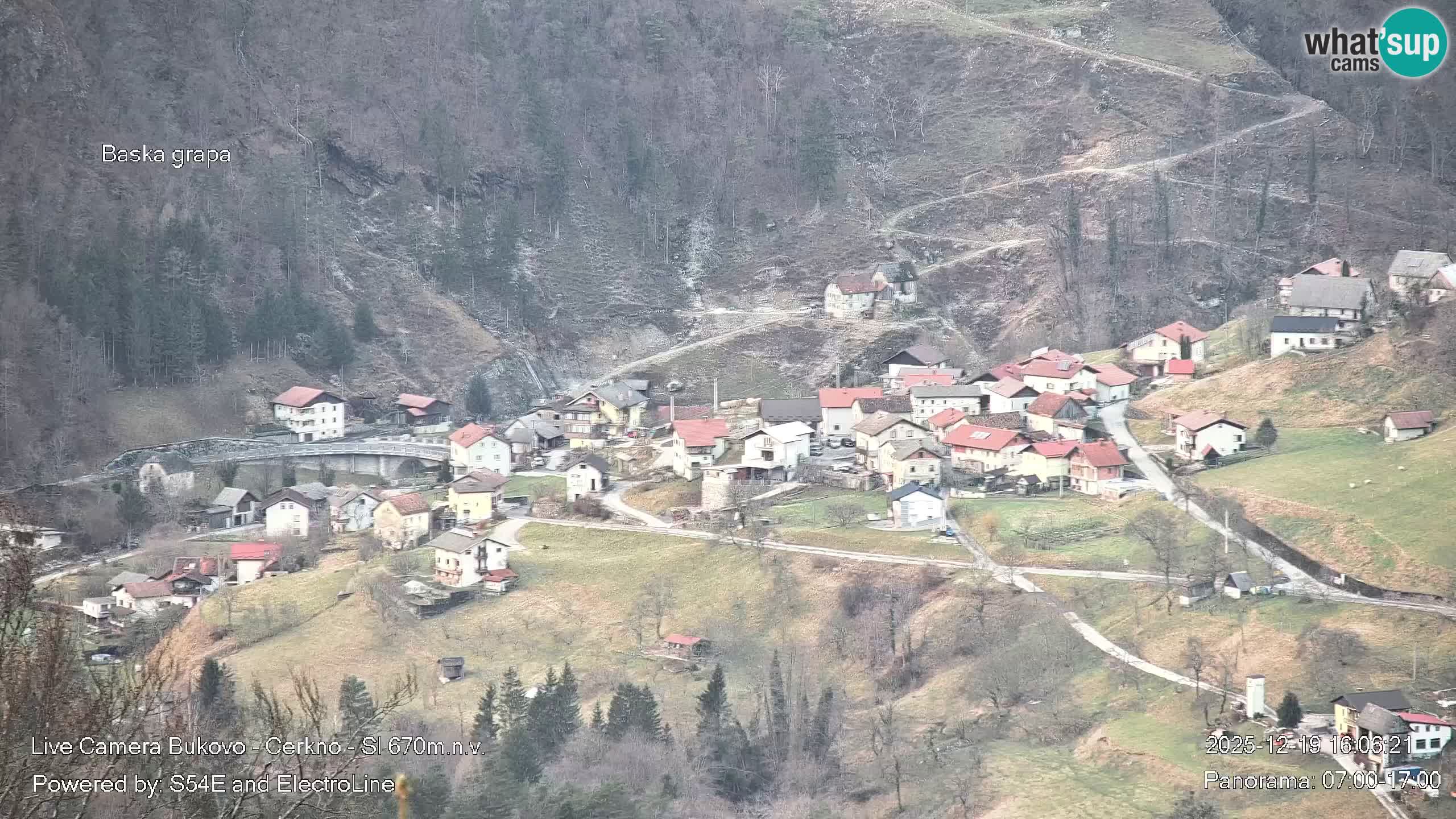 Webcam Bukovo – Baška grapa | Cerkno | Slovenia