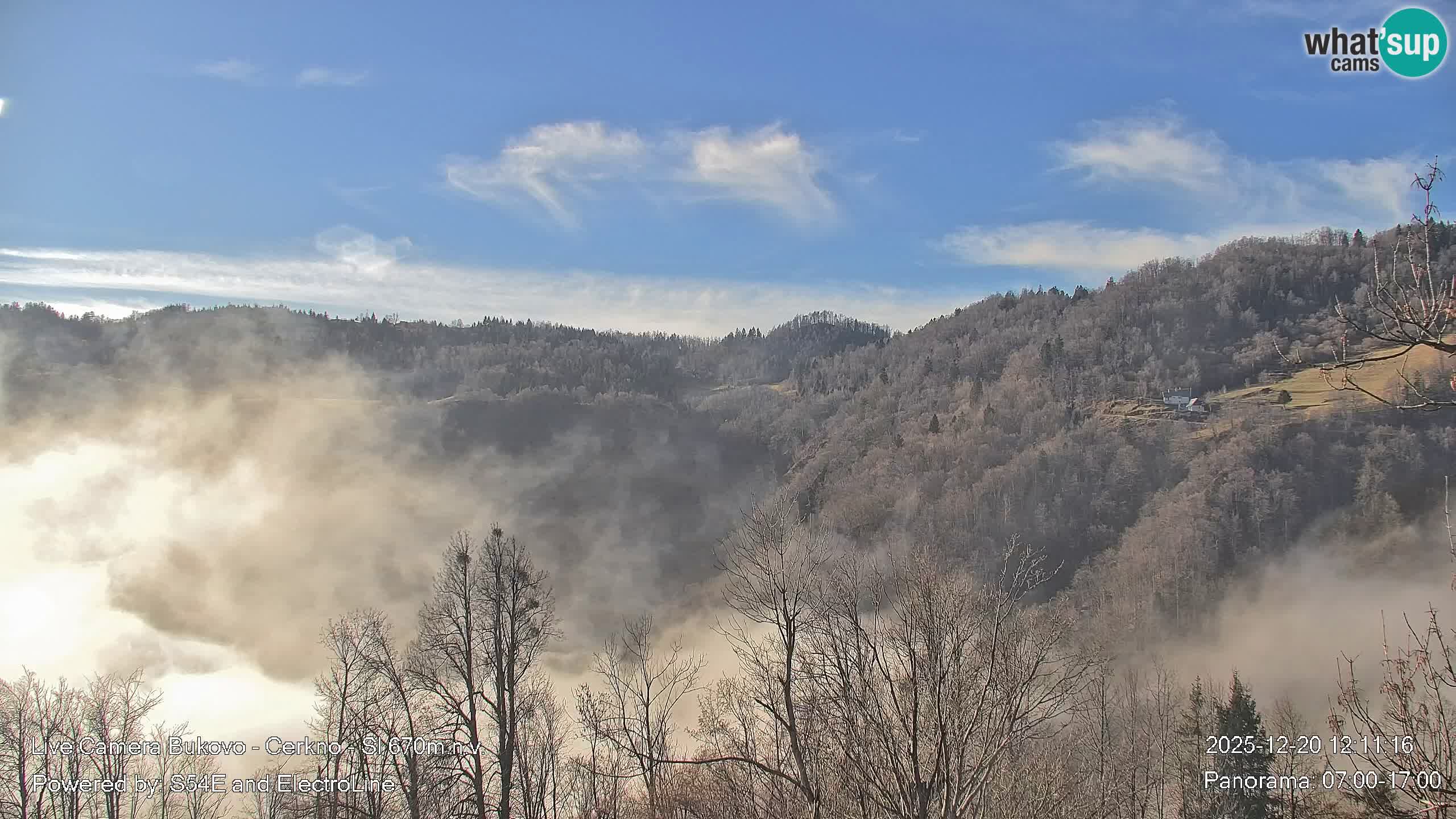 Web kamera Bukovo – Baška grapa | Cerkno | Slovenija