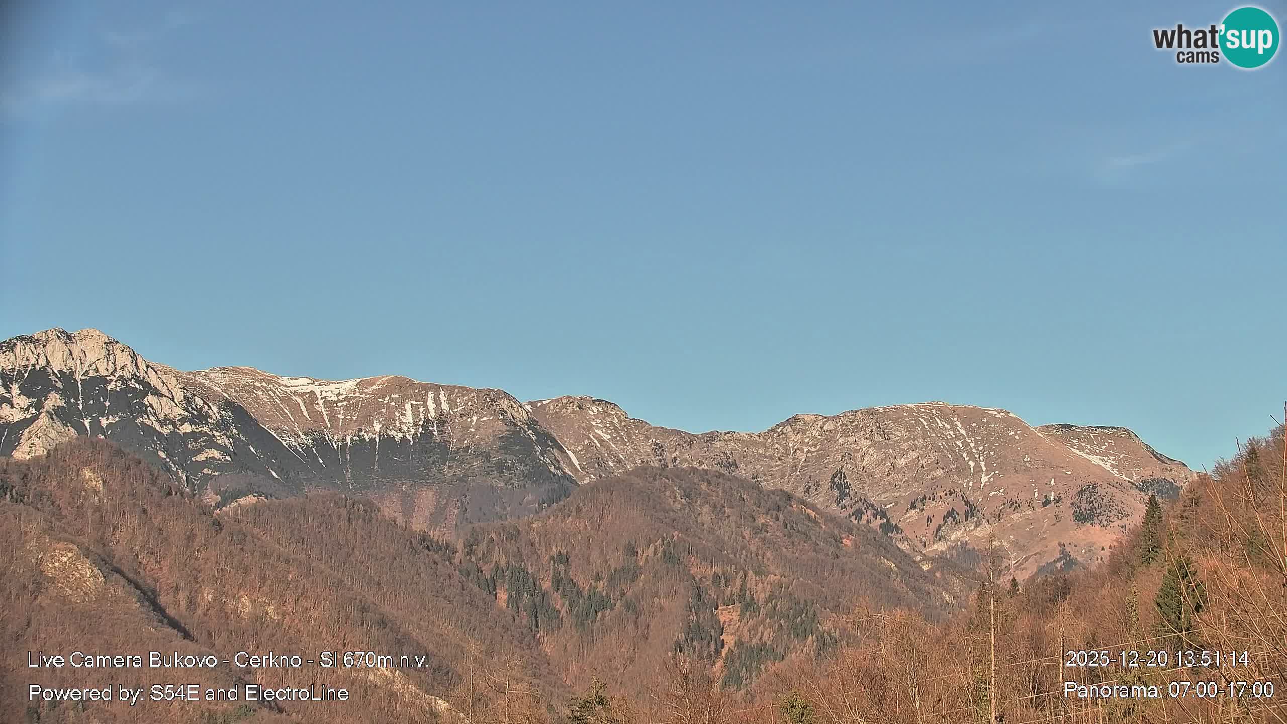Web kamera Bukovo – Baška grapa | Cerkno | Slovenija
