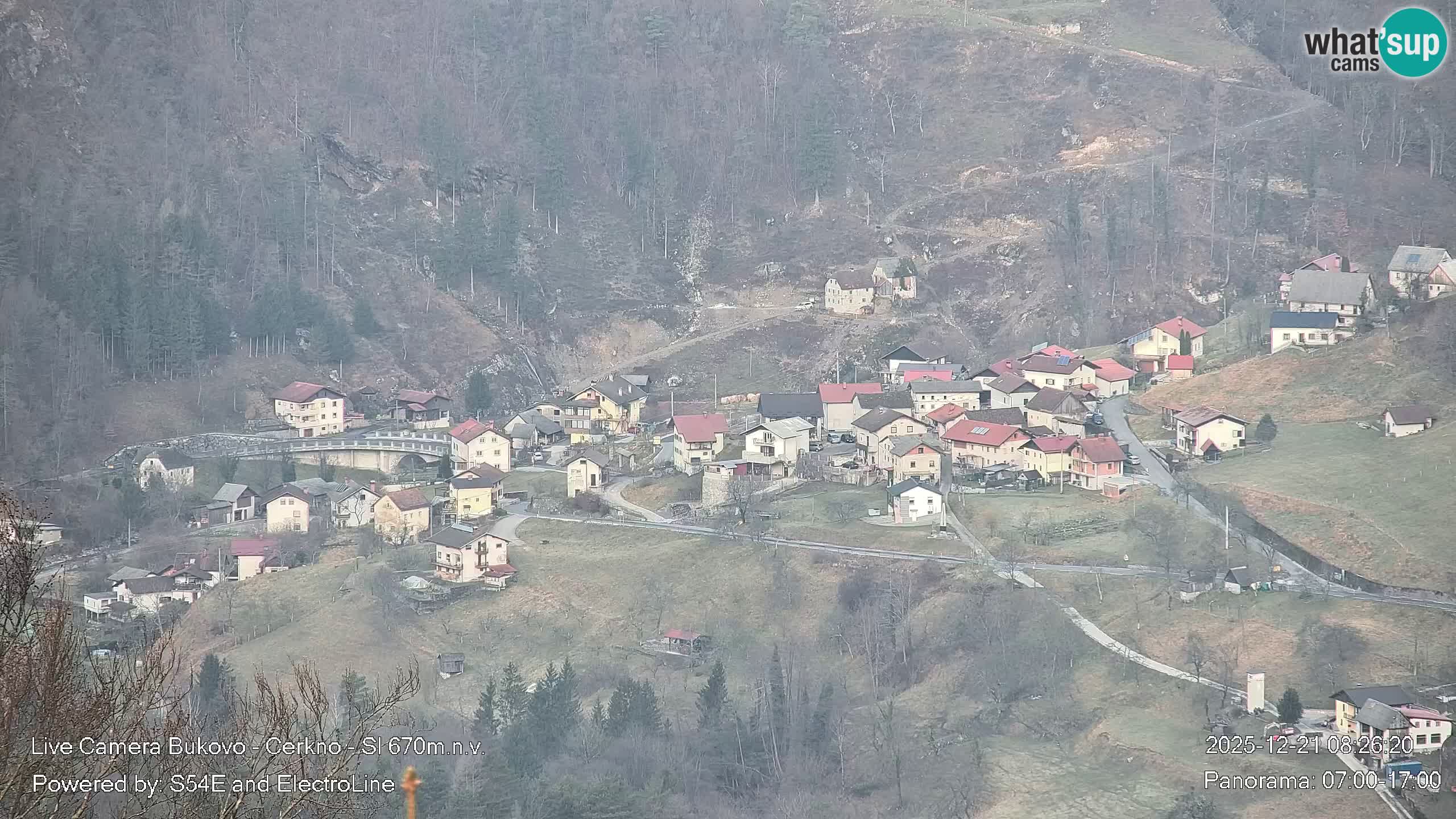Web kamera Bukovo – Baška grapa | Cerkno | Slovenija