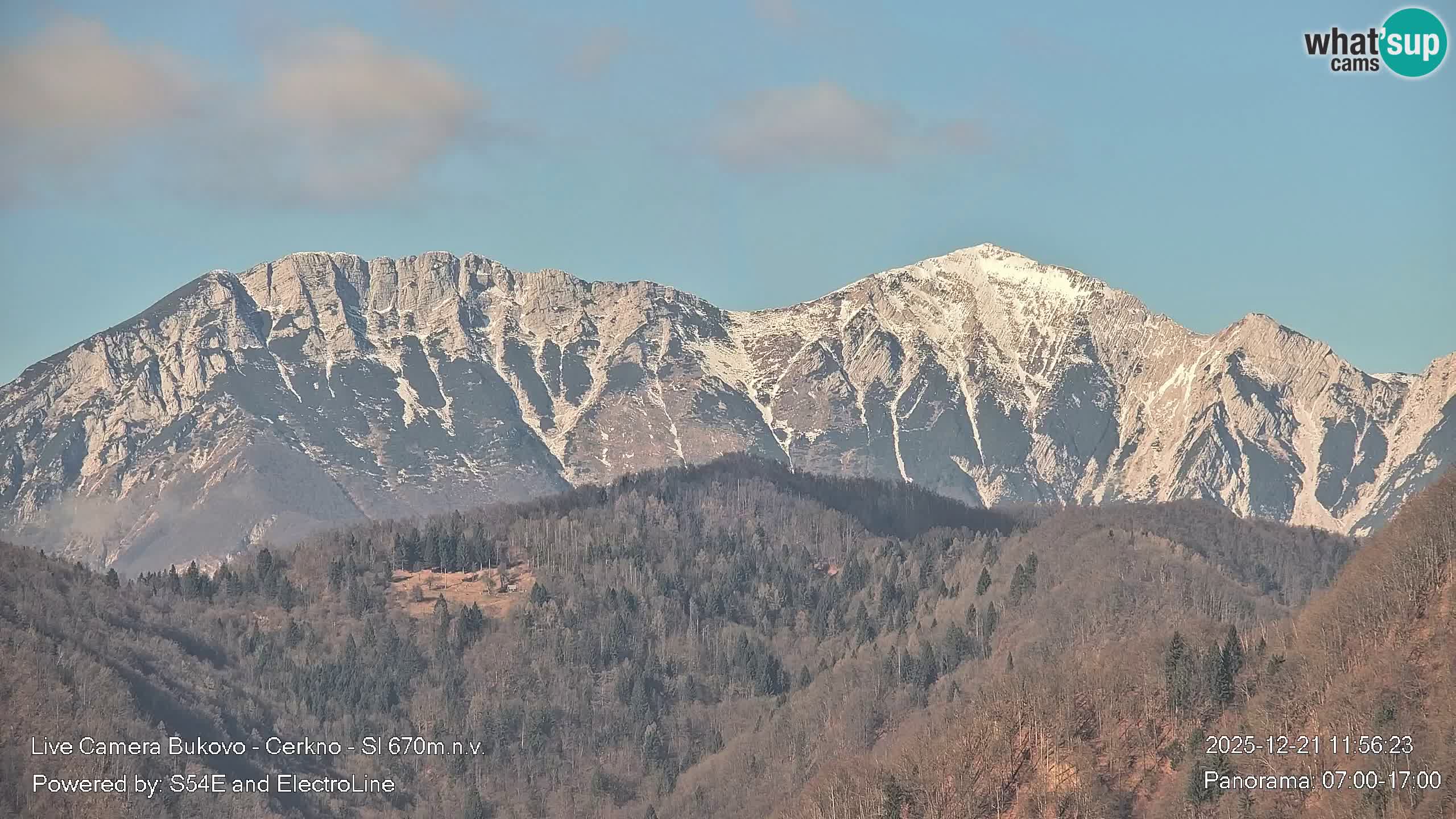 Webcam Bukovo – Baška grapa | Cerkno | Slovenia