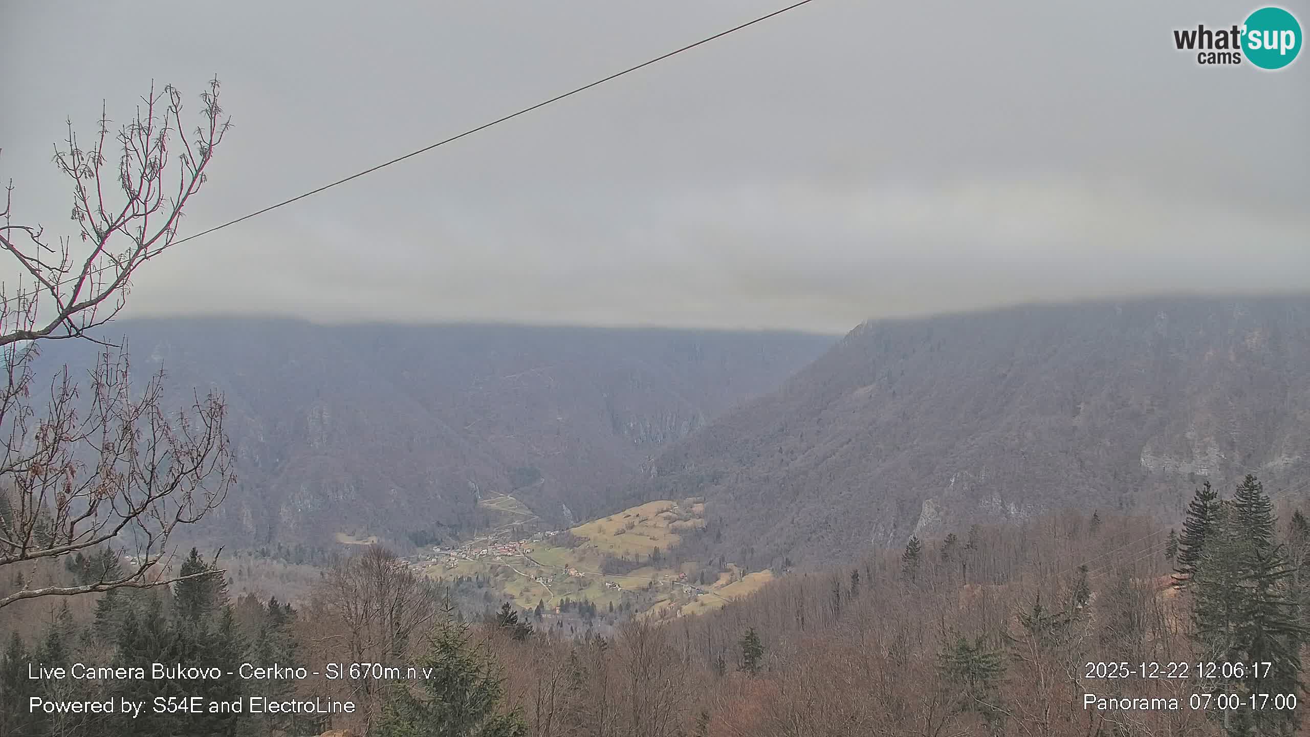 Webcam Bukovo – Baška grapa | Cerkno | Slovénie