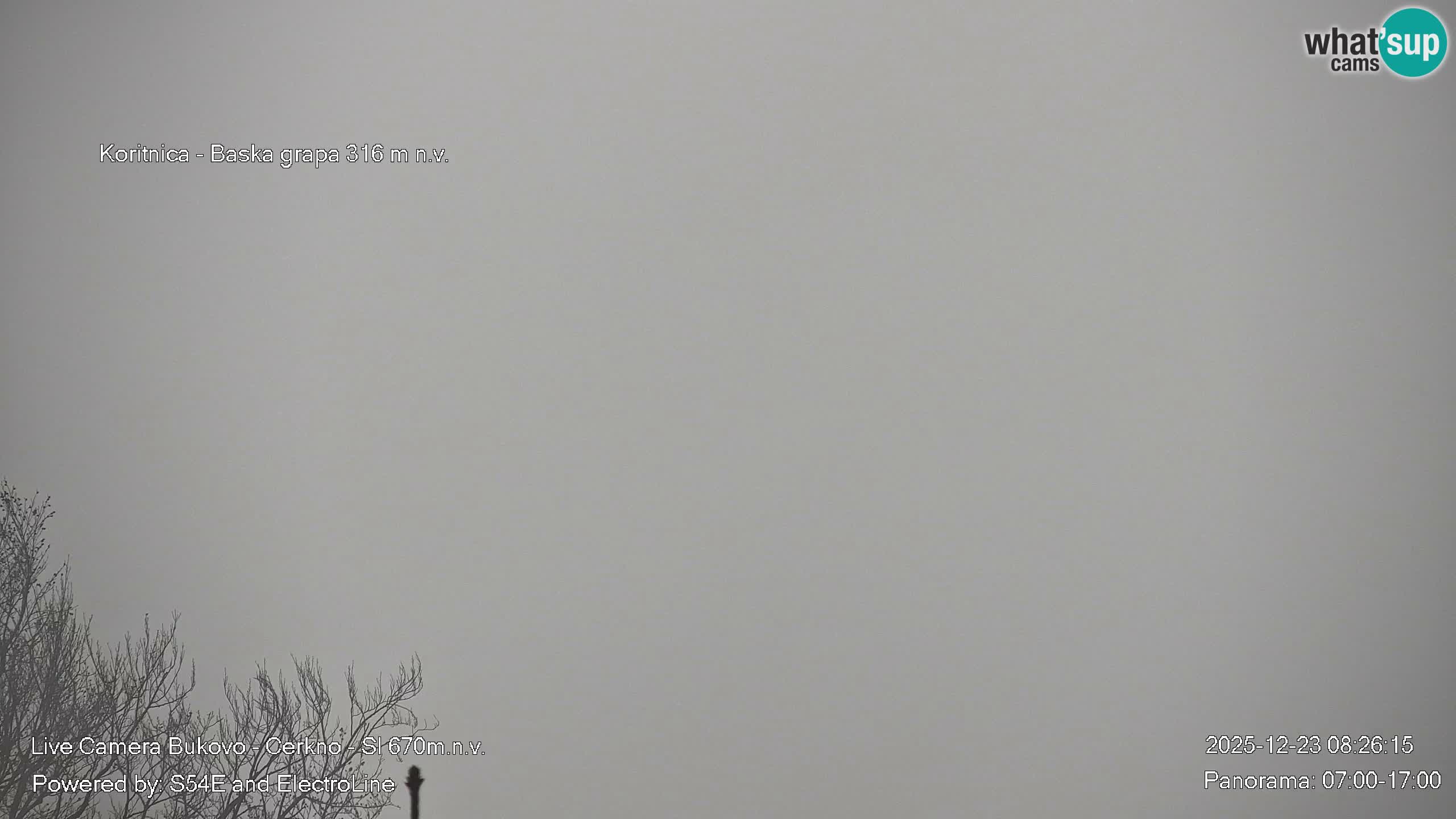 Web kamera Bukovo – Baška grapa | Cerkno | Slovenija