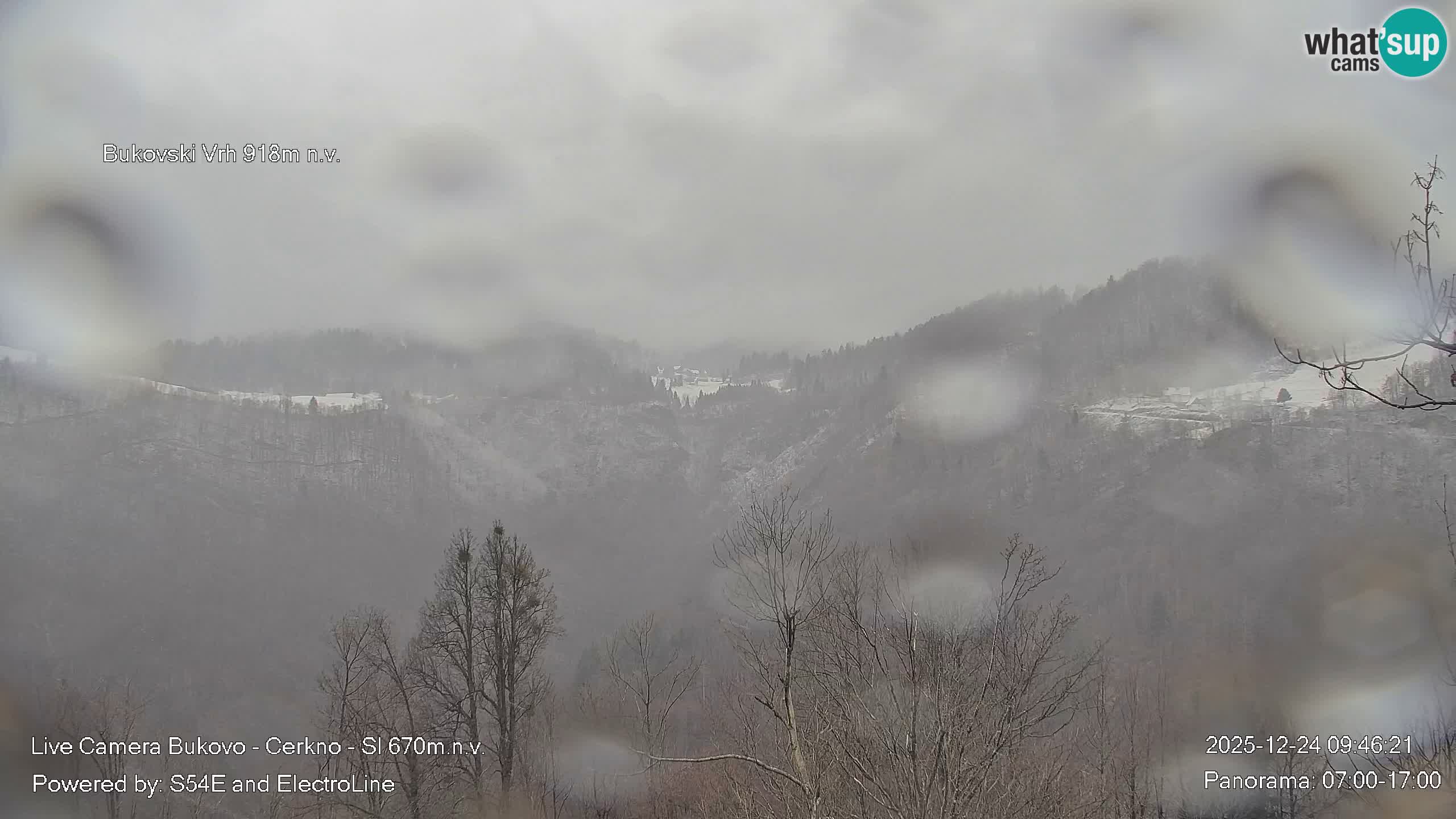 Web kamera Bukovo – Baška grapa | Cerkno | Slovenija
