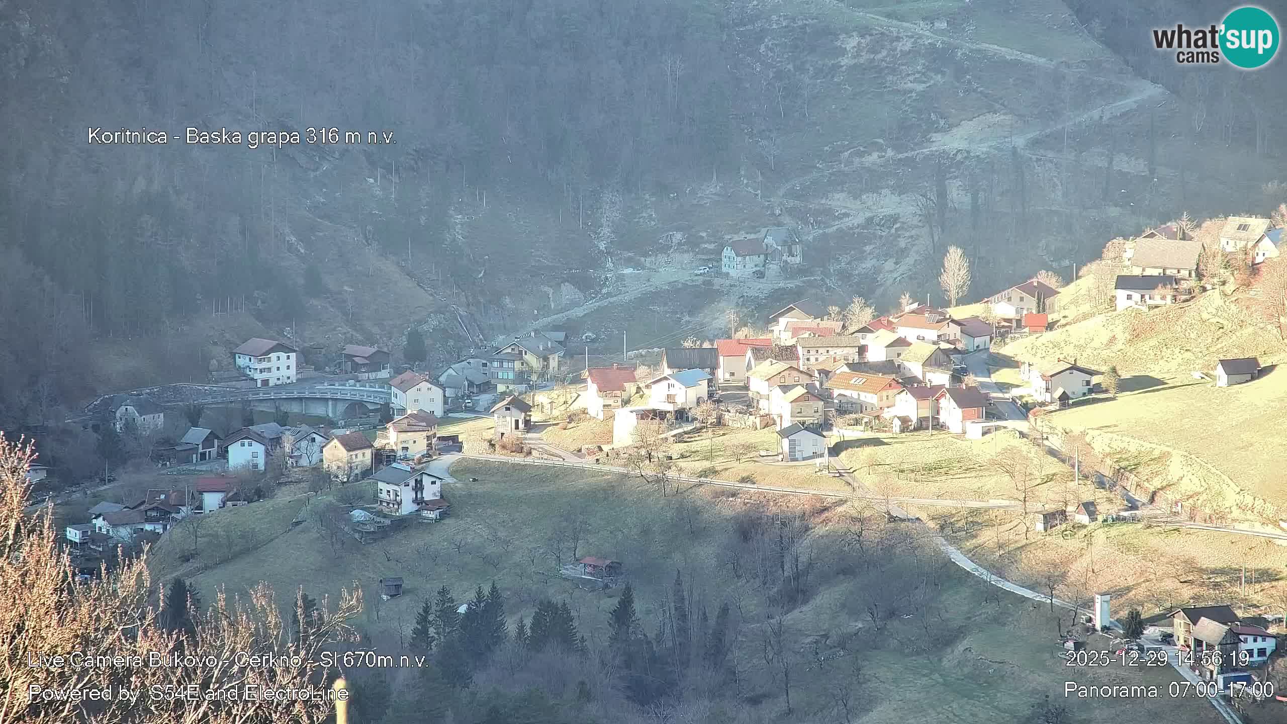 Bukovo Webcam – Baška grapa | Cerkno | Slowenien