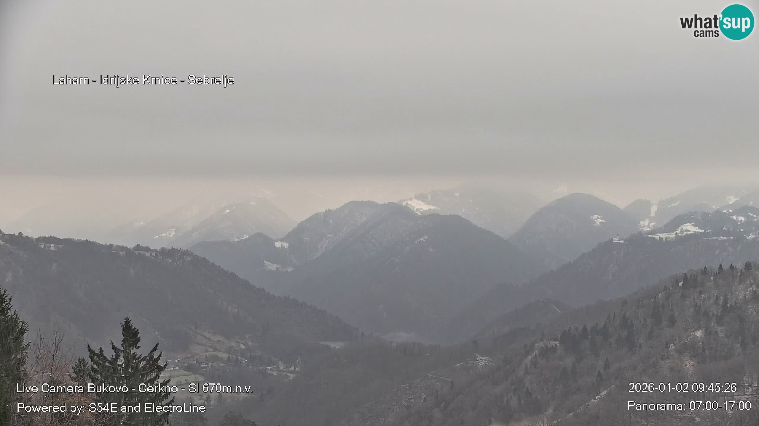 Webcam en vivo Bukovo – Baška grapa | Cerkno | Eslovenia