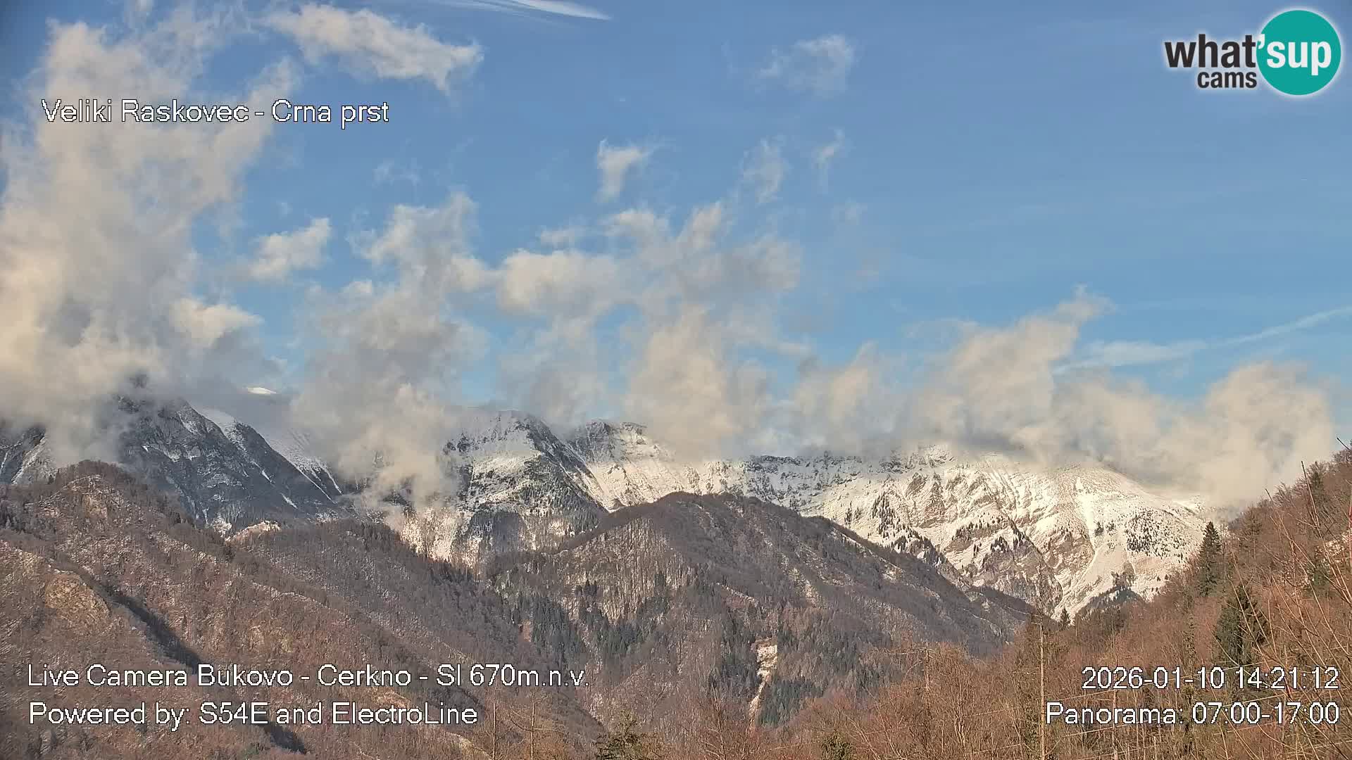 Webcam Bukovo – Baška grapa | Cerkno | Slovenia